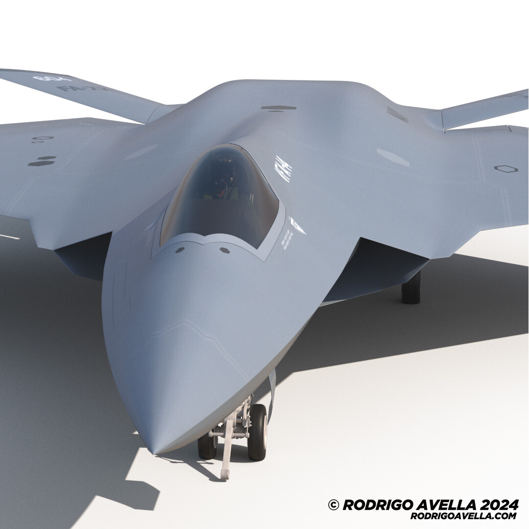 Rodrigo Avella - FA-XX Sixth generation fighter concept - Animation