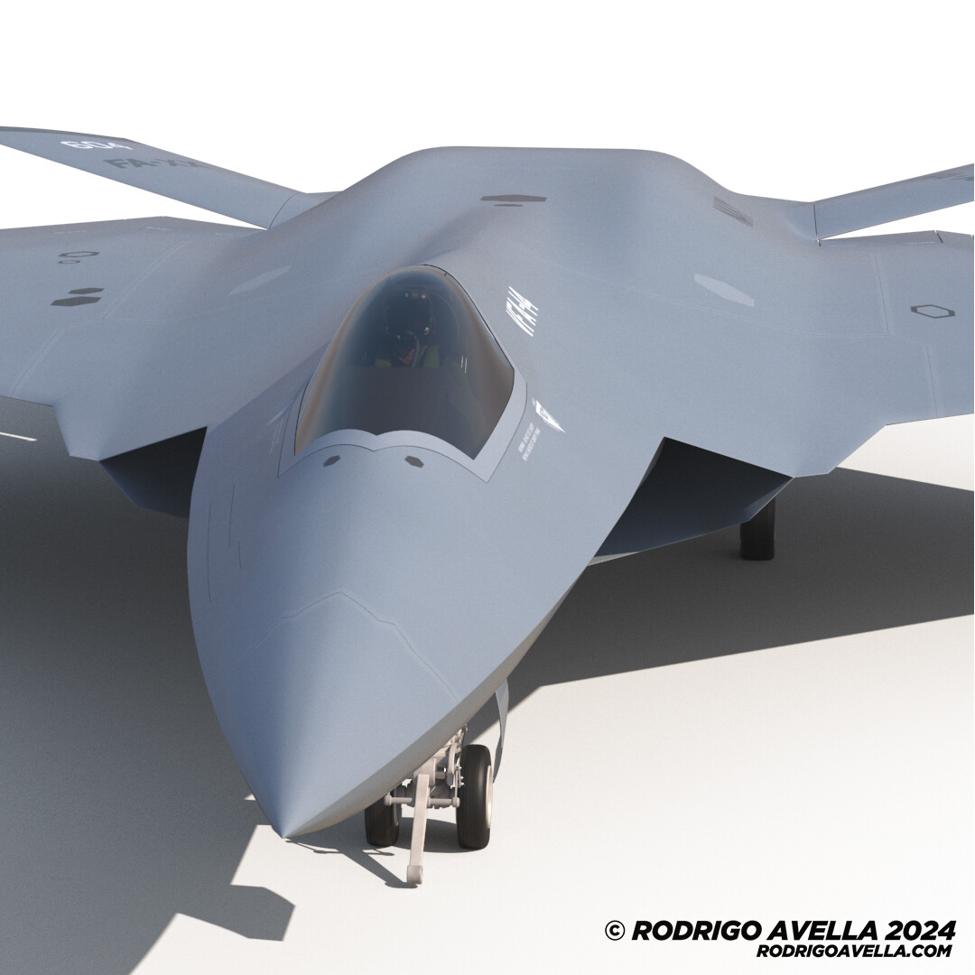 FA-XX Sixth generation fighter concept - Animation