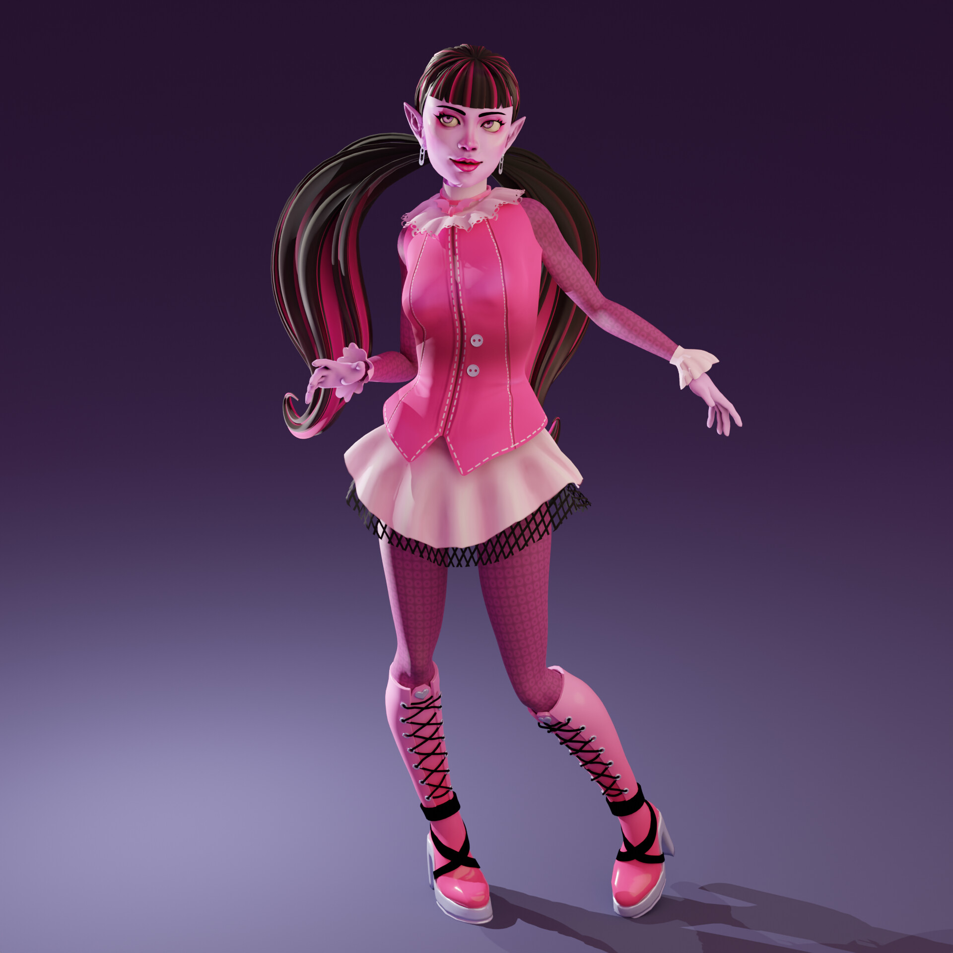 ArtStation - Draculaura 3D Model