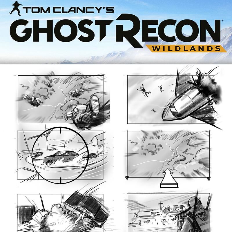GHOST RECON WILDLANDS STORYBOARDS