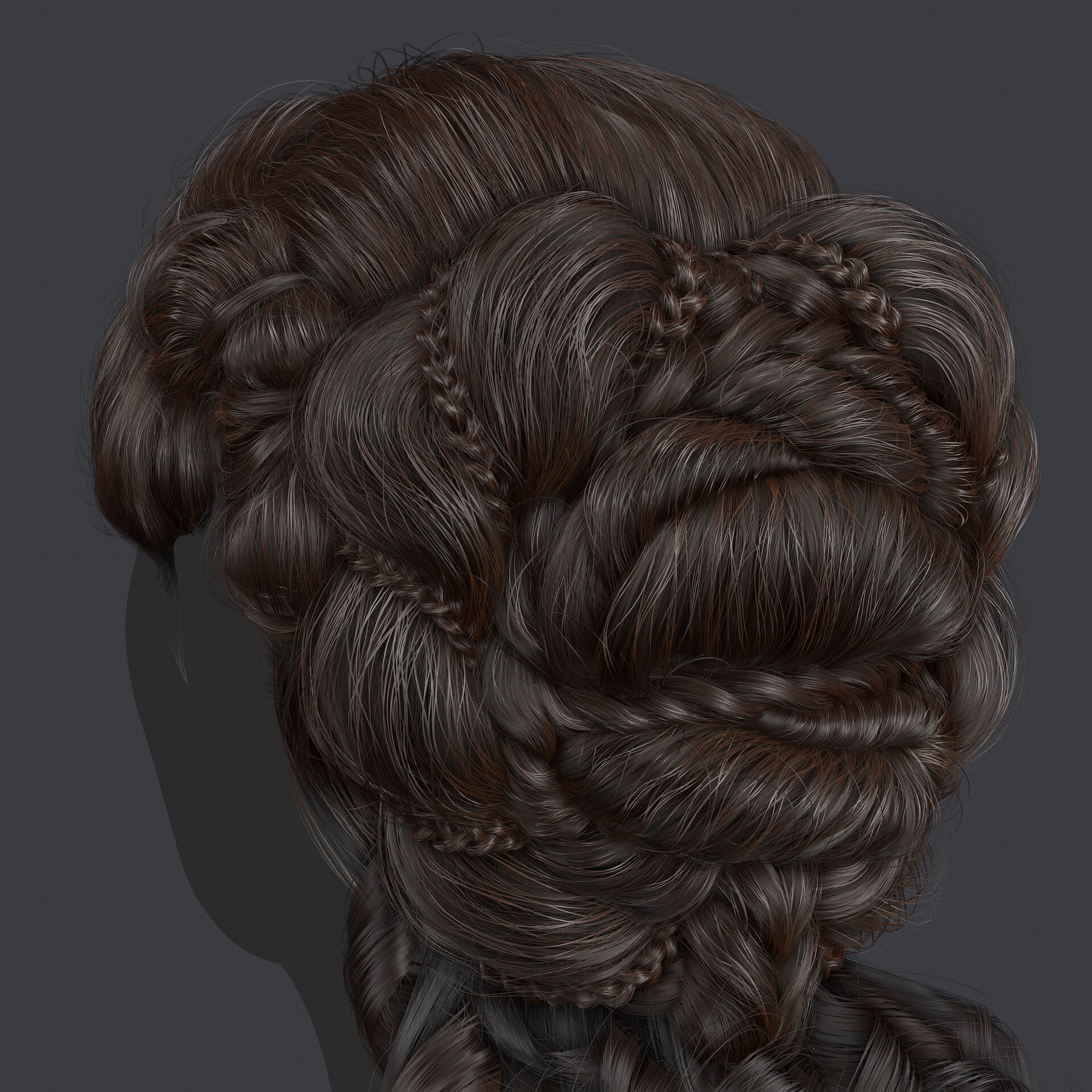 ArtStation - Realtime Intricate Curls Hair Groom