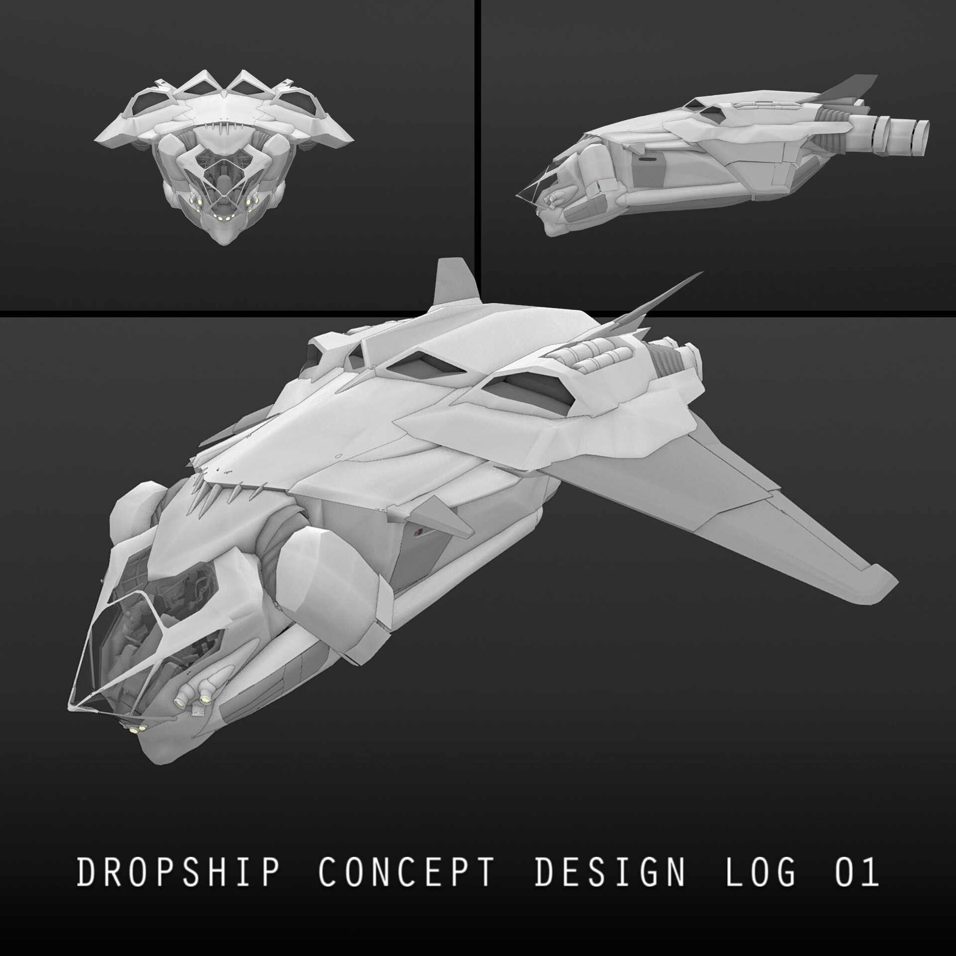 ArtStation - Dropship Concept