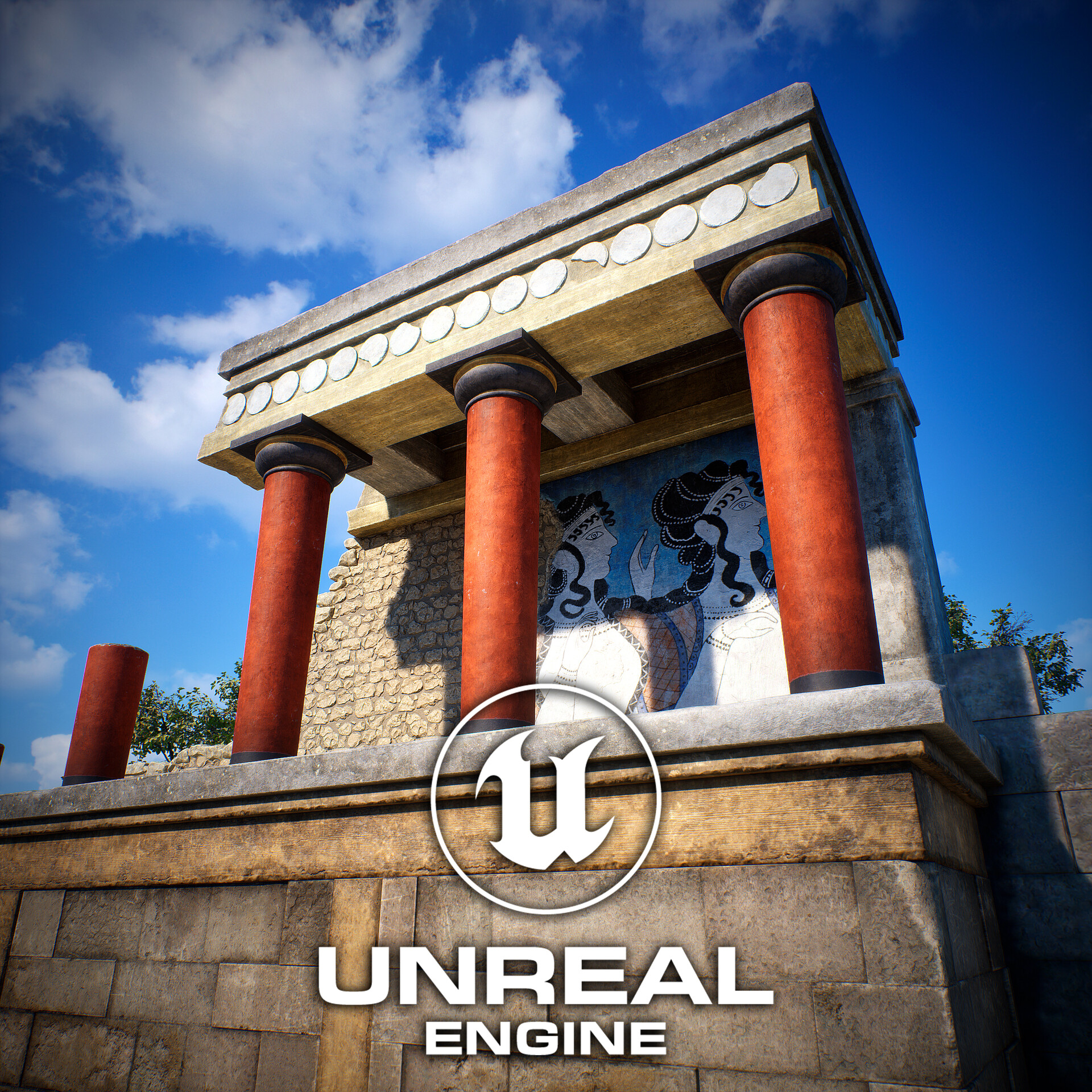 ArtStation - Knossos Palace (Breakdown included)