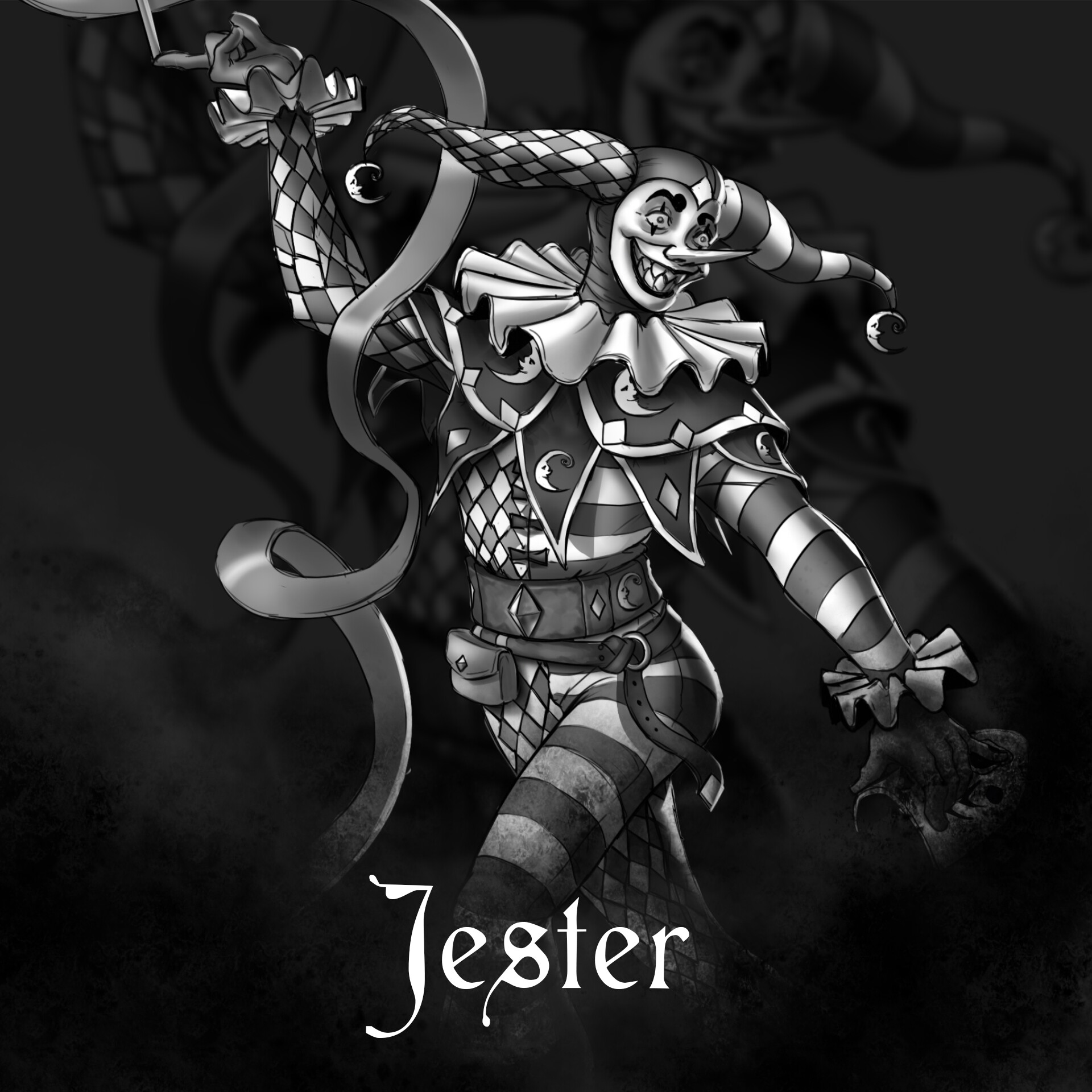 ArtStation - Jester - RPG Miniature