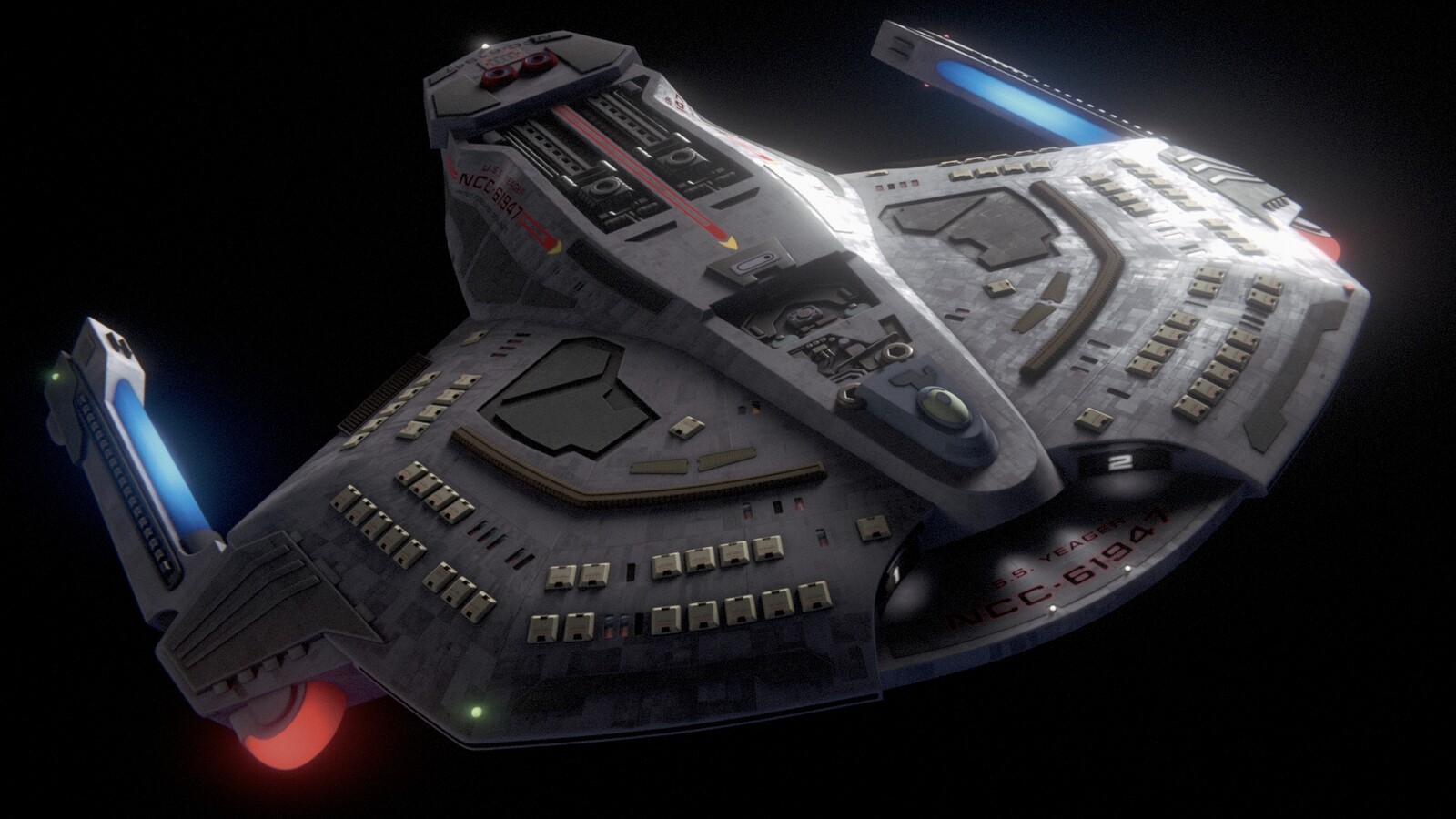 Star Trek First Contact - Saber / Sabre Class (2024 Rebuild)