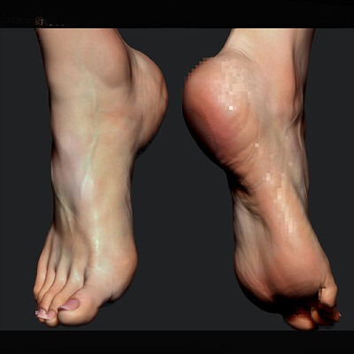Feet Sculpting Timelapse Tutorial