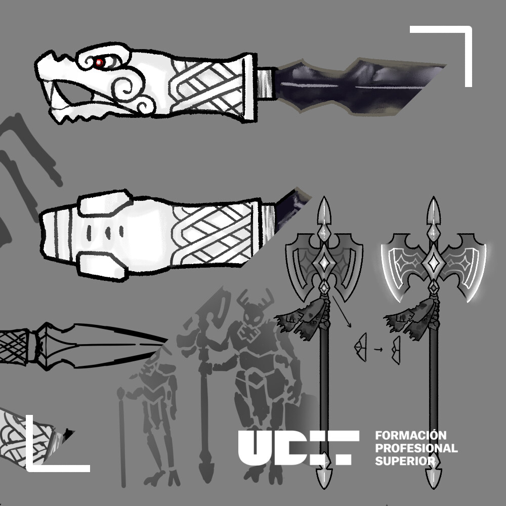 ArtStation - Zefiria weapons concept