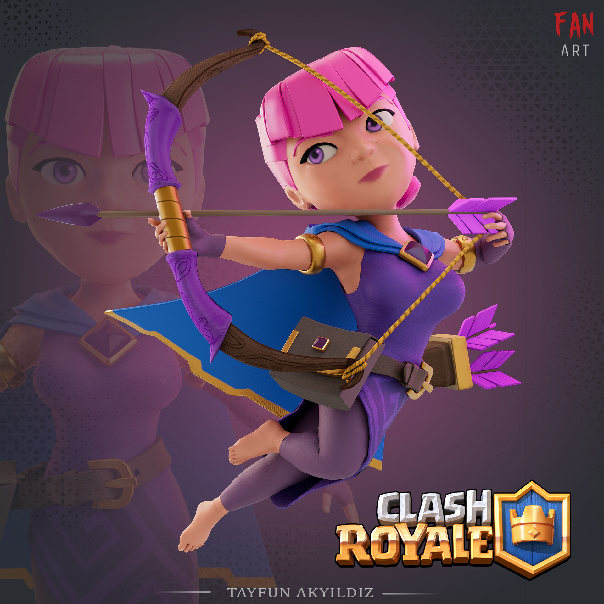 ArtStation - Clash Royale - Archer Evolution