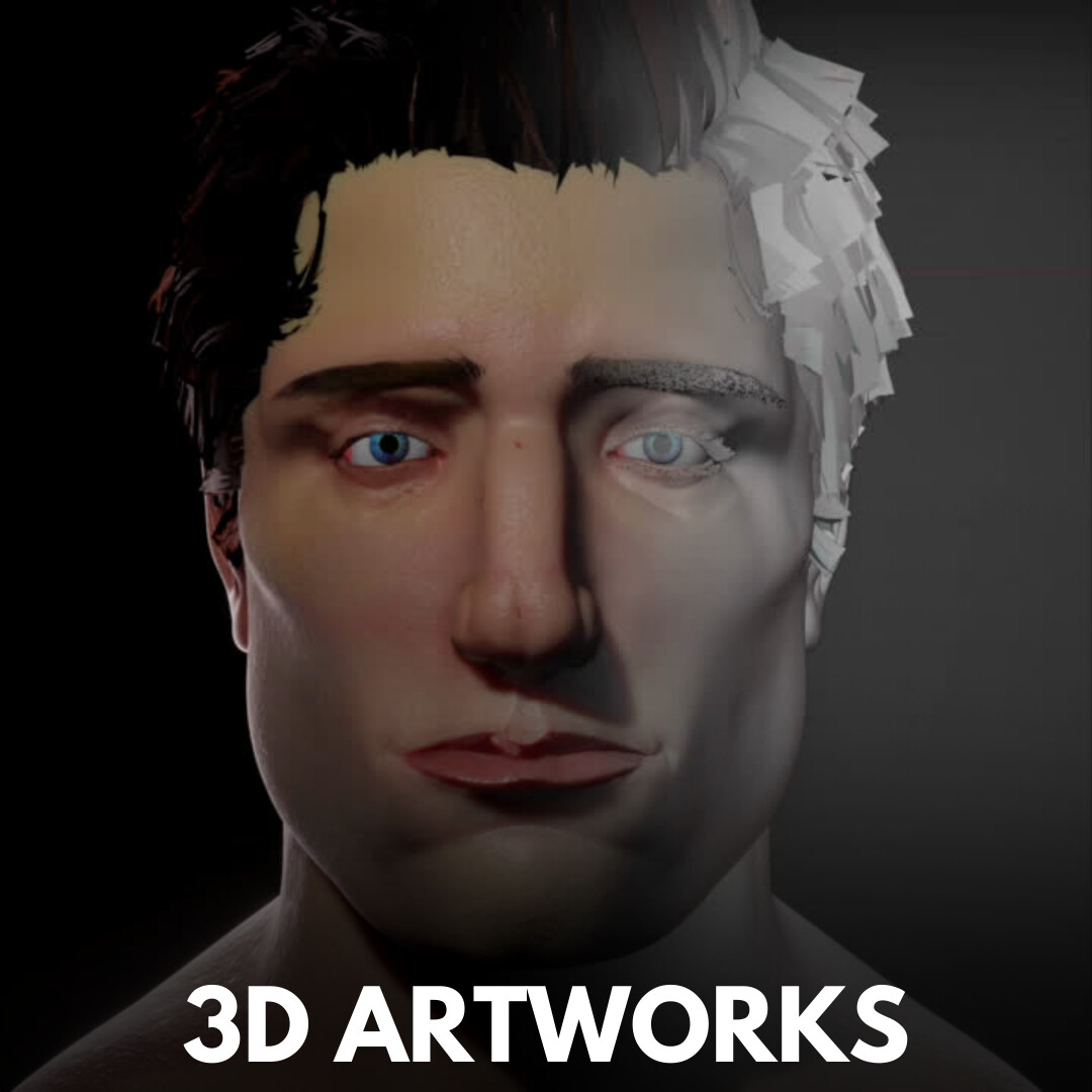 ArtStation - Male Human 3D Sculpt Realism Attempt #1