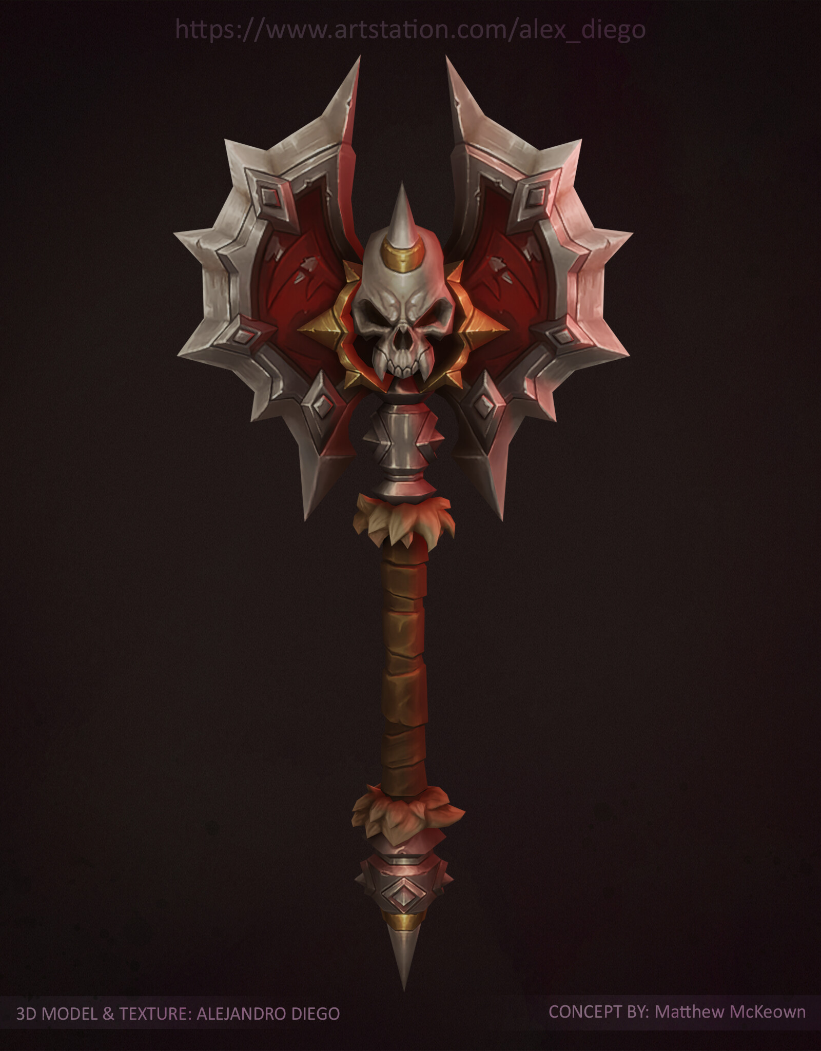 ArtStation - Saurfang's Axe Fan Art - (World of Warcraft)