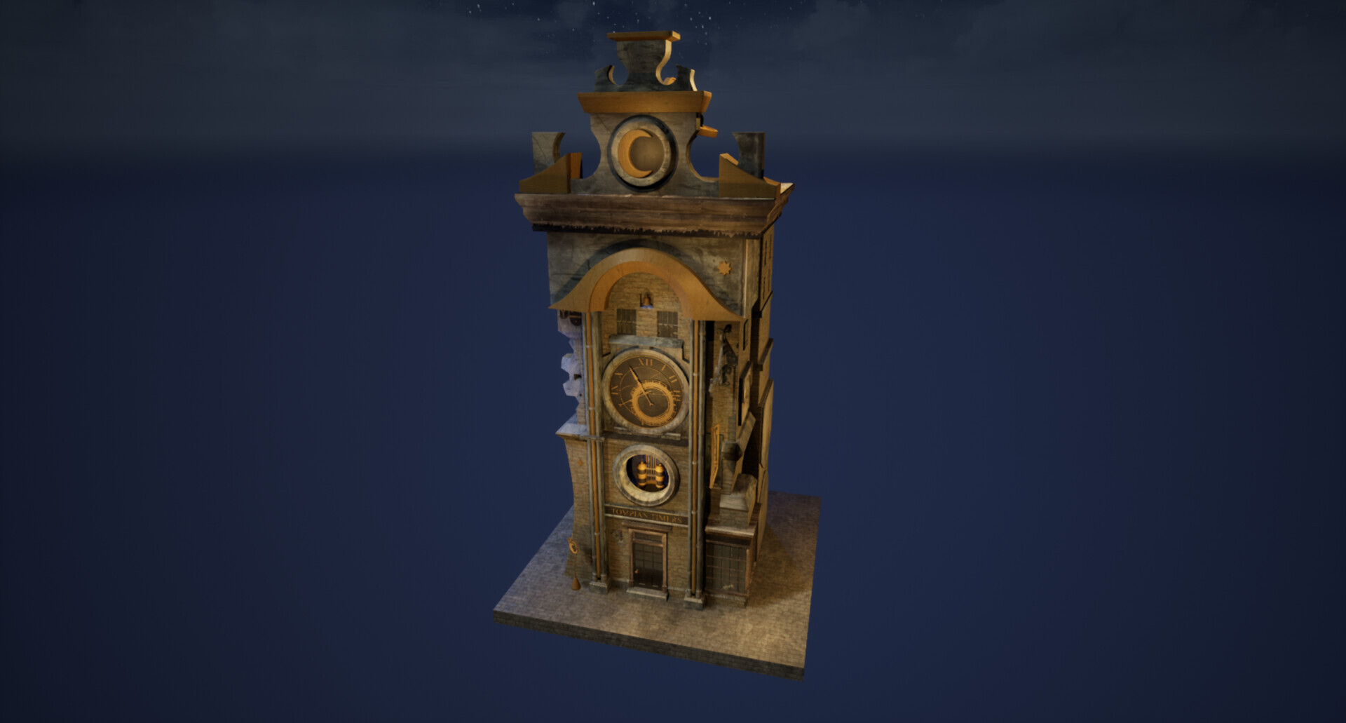 ArtStation - 3D Clocktower