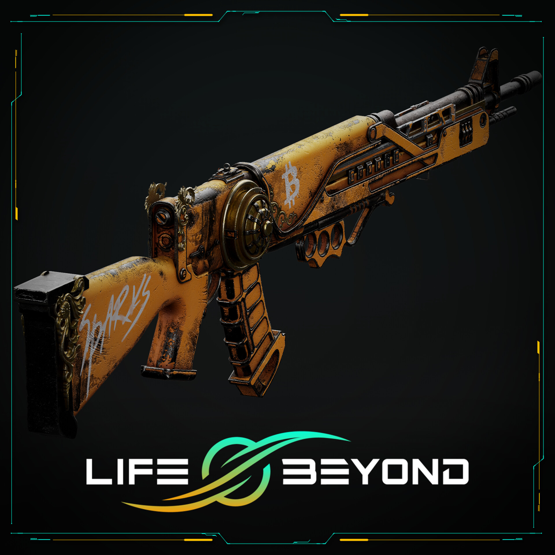 ArtStation - AssaultRifle (Bitcoin Skin)