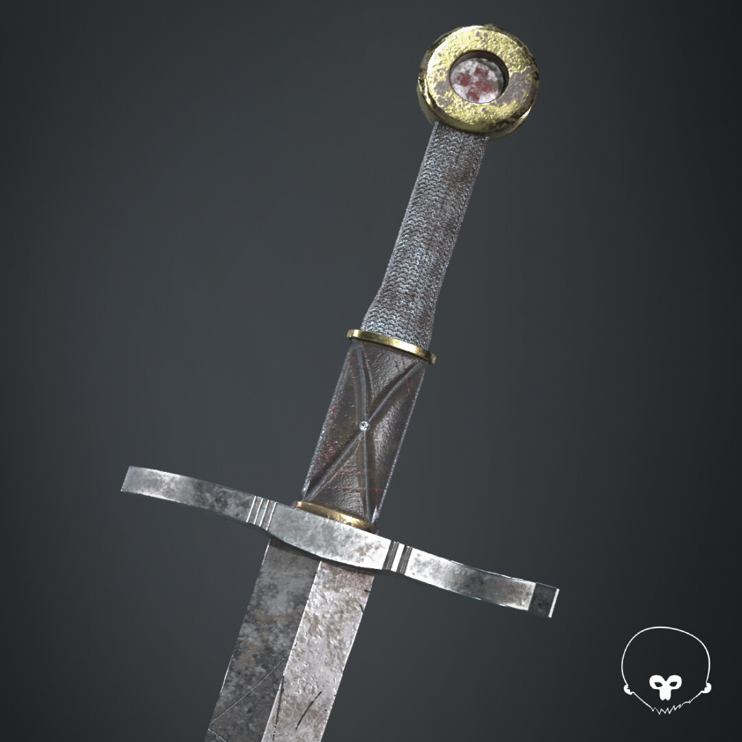 ArtStation - Realistic Medieval Sword - Dissertation