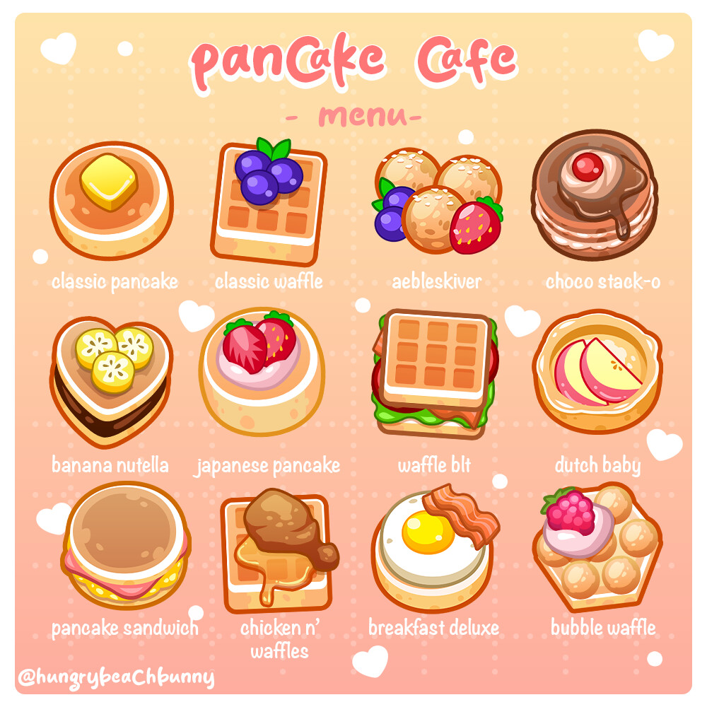 ArtStation - Cute Food Icons