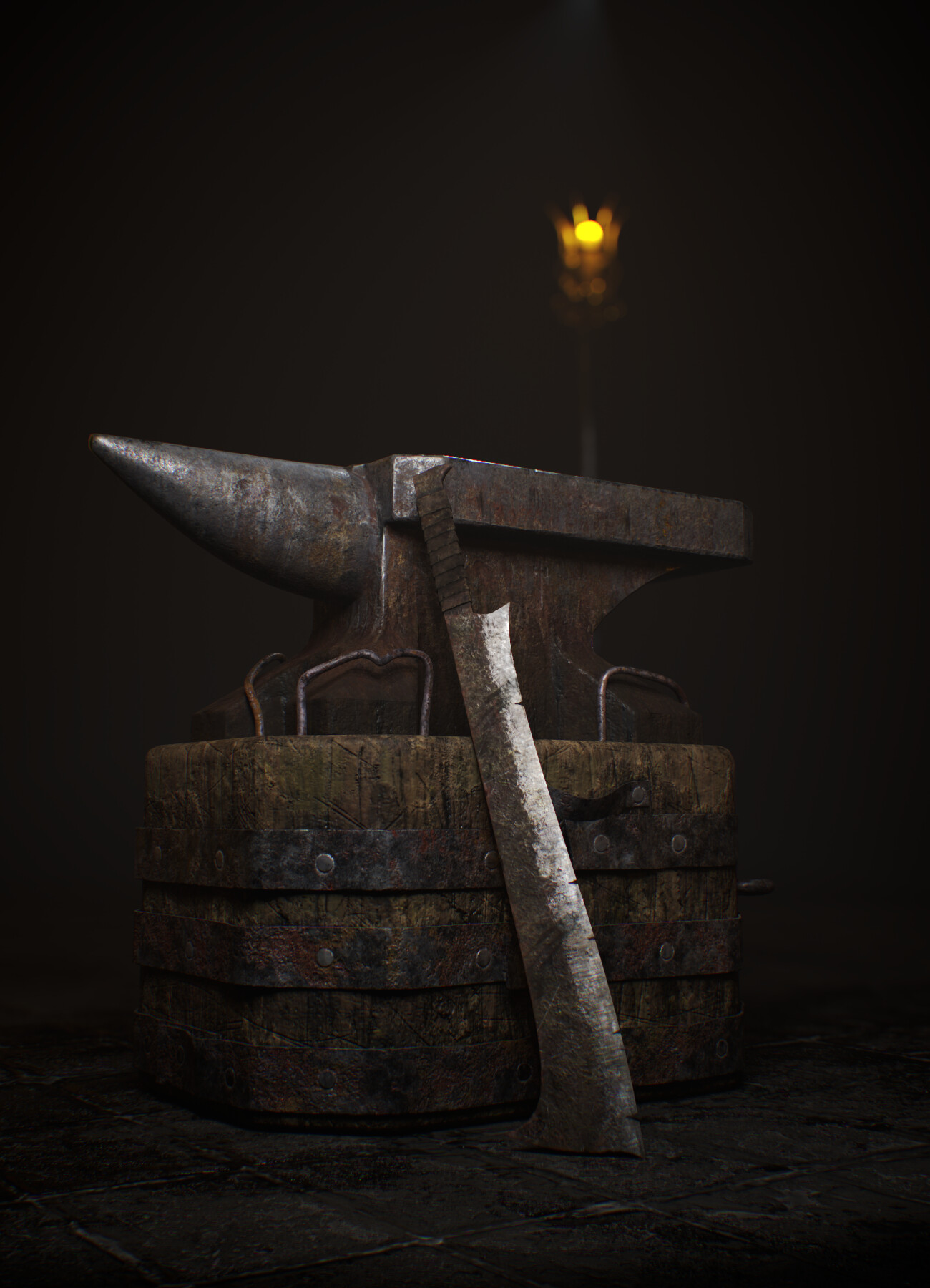 ArtStation - Rusty cleaver