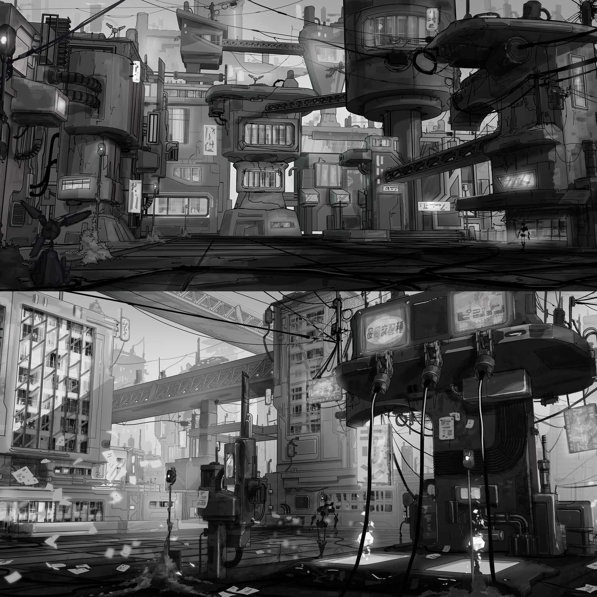 ArtStation - Robot City (Nectar)