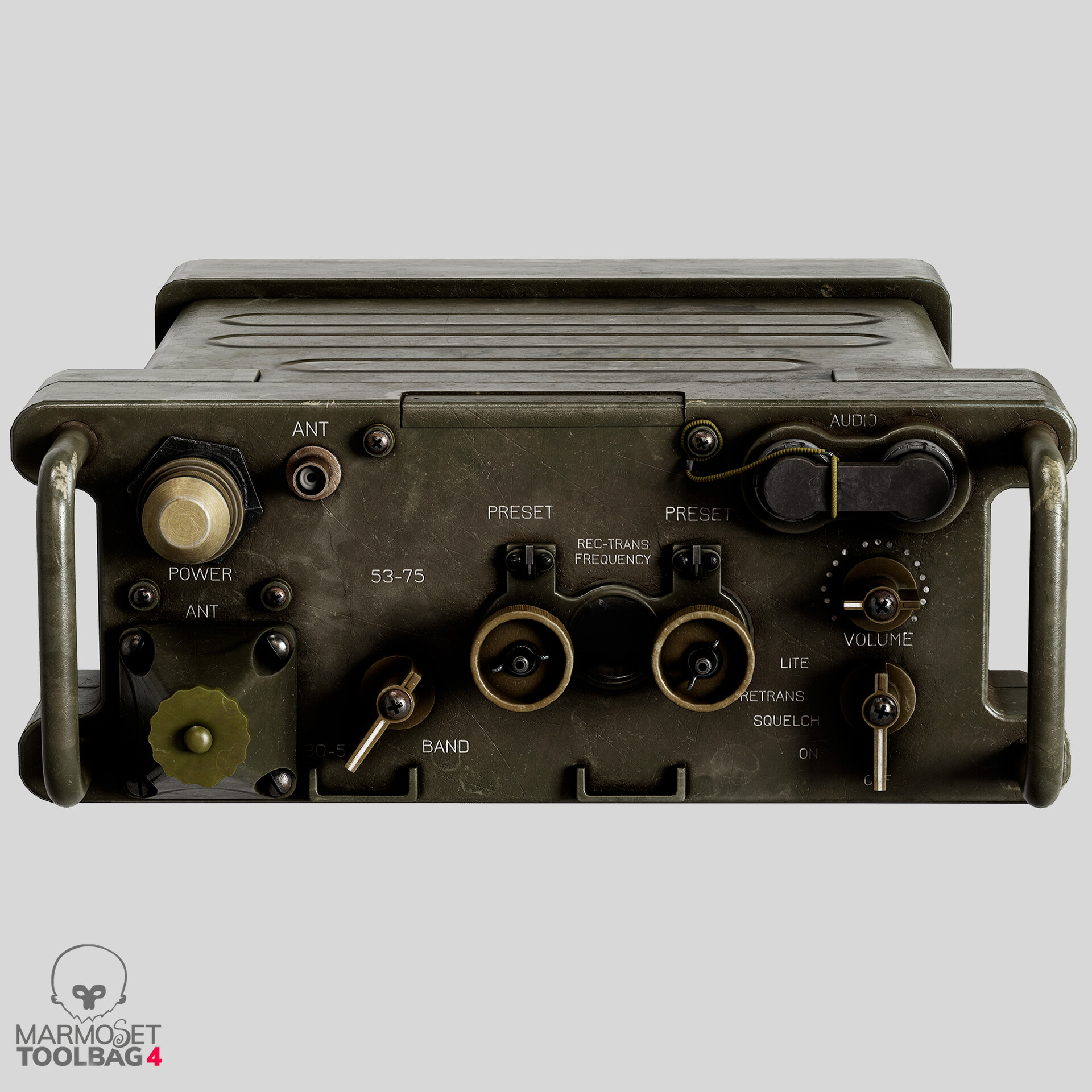 ArtStation - AN/PRC - 77 Transceiver