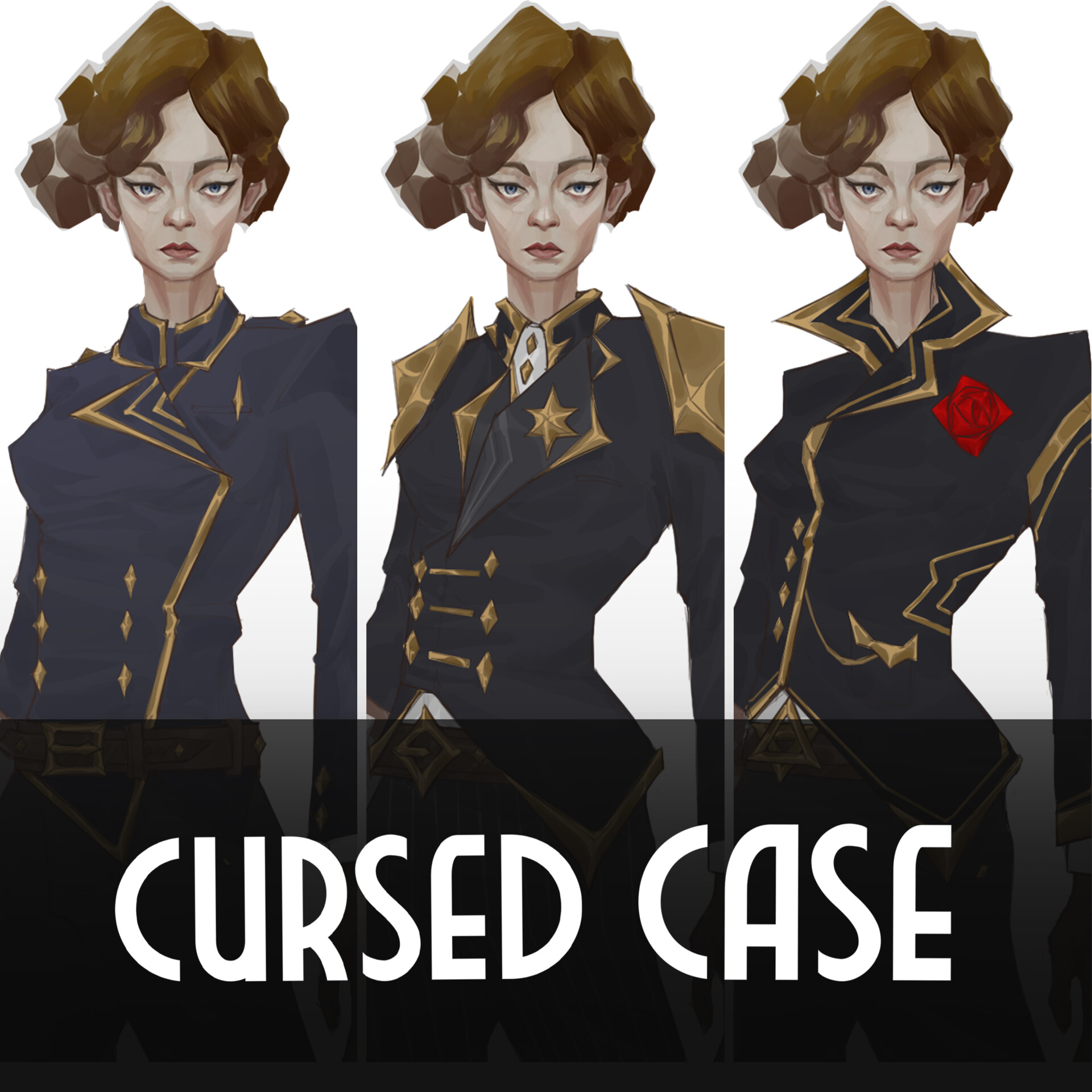 ArtStation - Cursed Case Charactor Concept