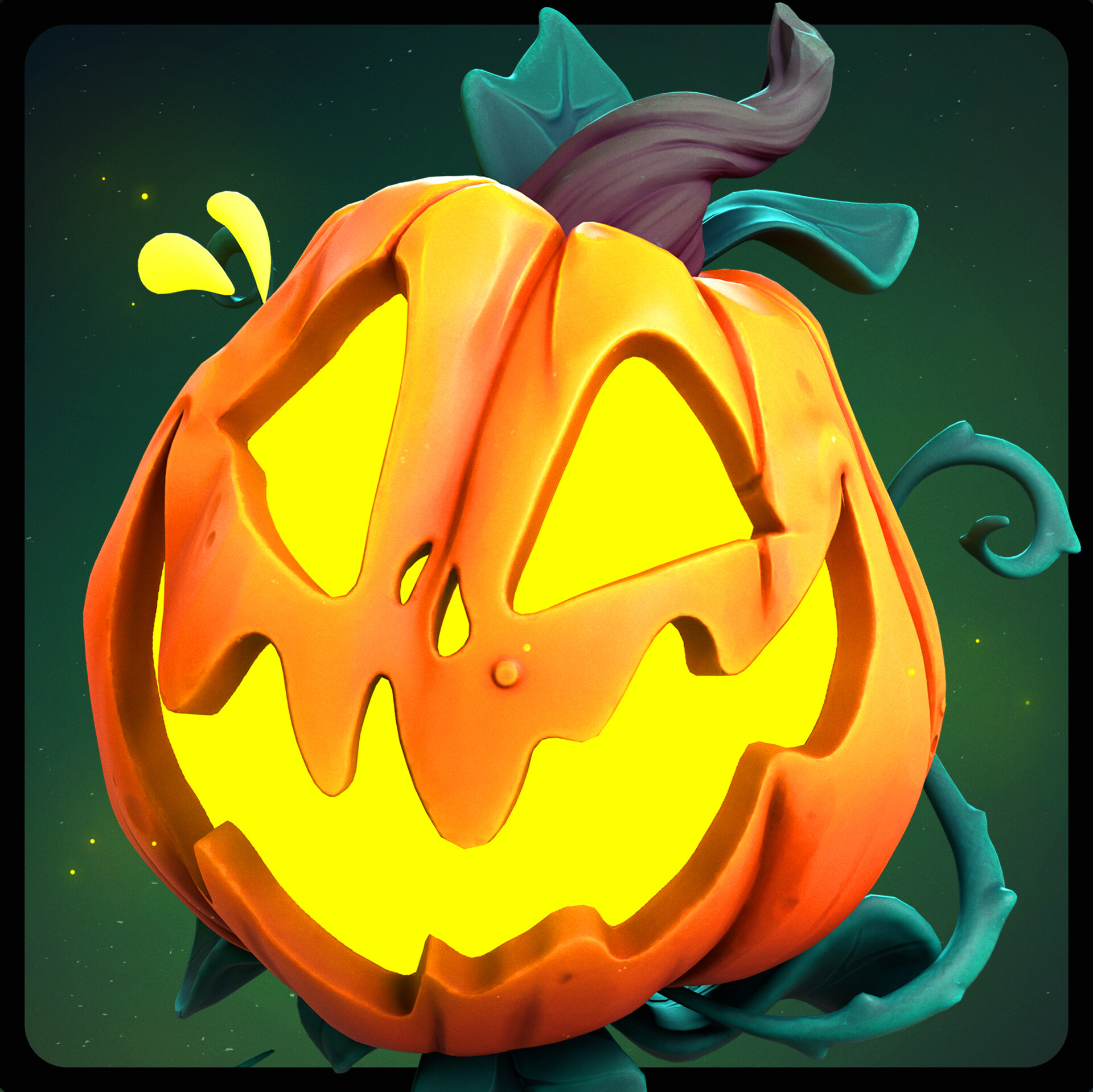 ArtStation - Holiday pumpkin