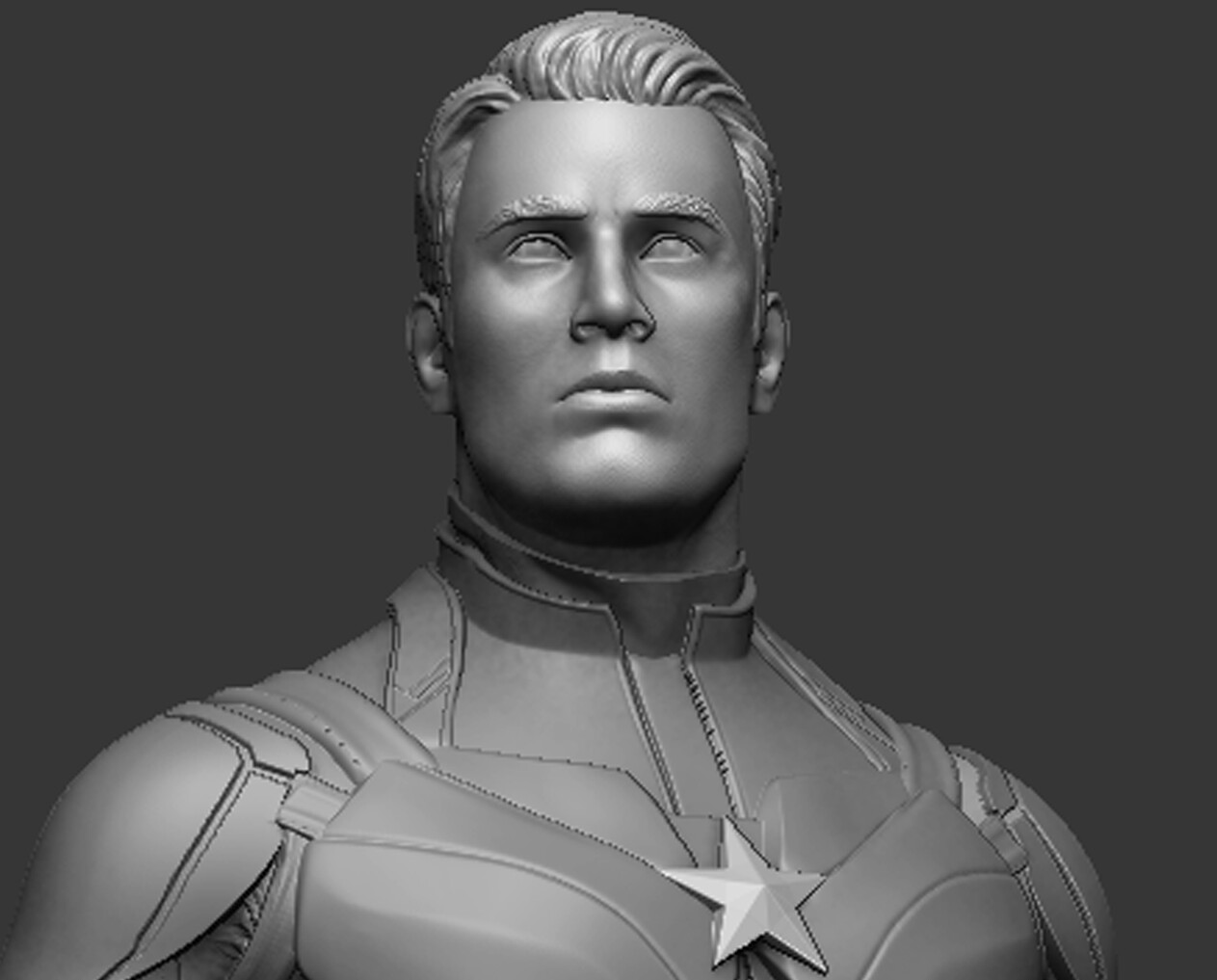 ArtStation - Captain America greyscale: Avengers