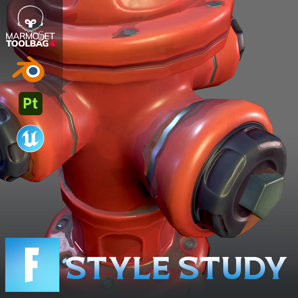 Style Study #2 - Fortnite Hydrant 