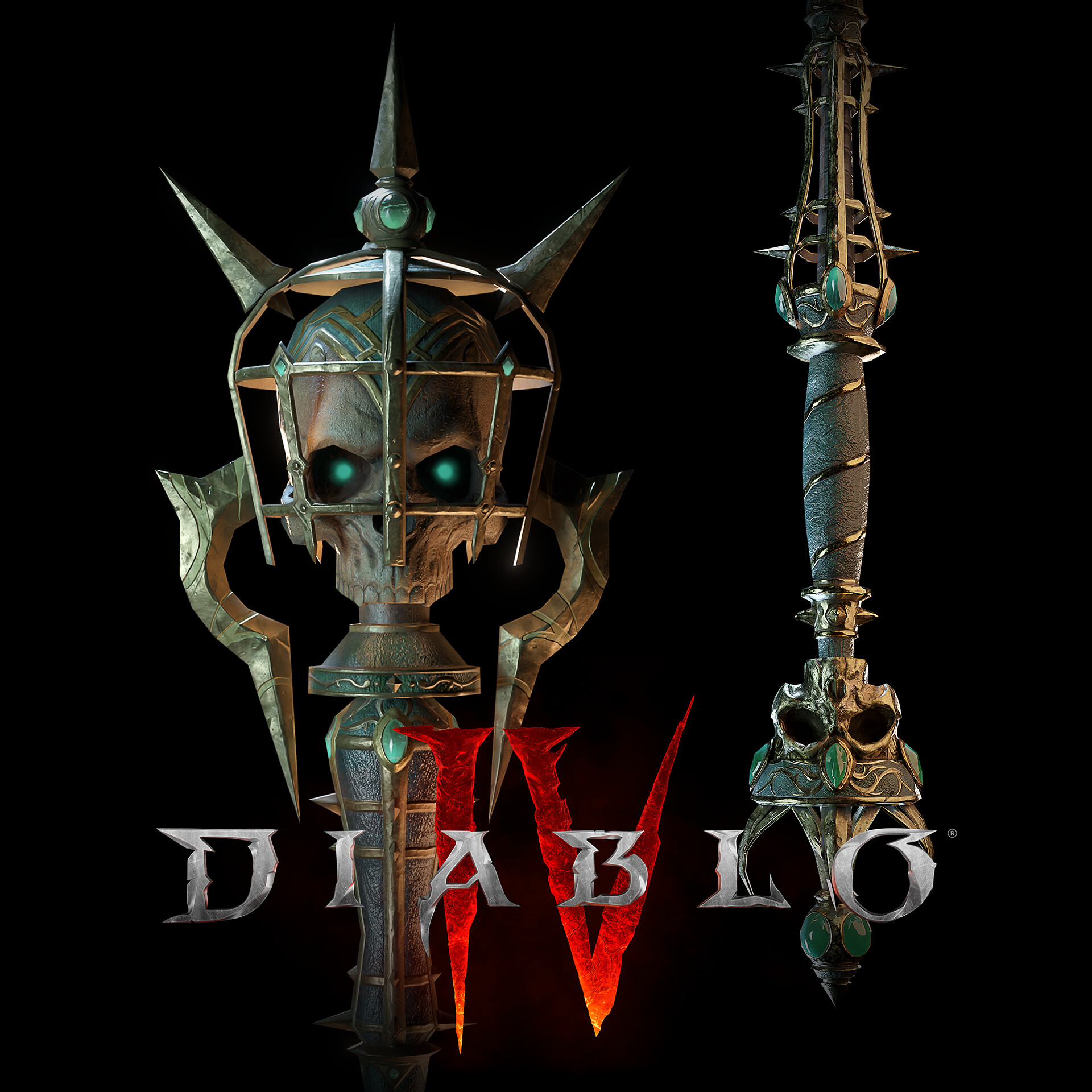 ArtStation - Diablo IV: Season 3 Prestige - Two Hand Staff & Wand