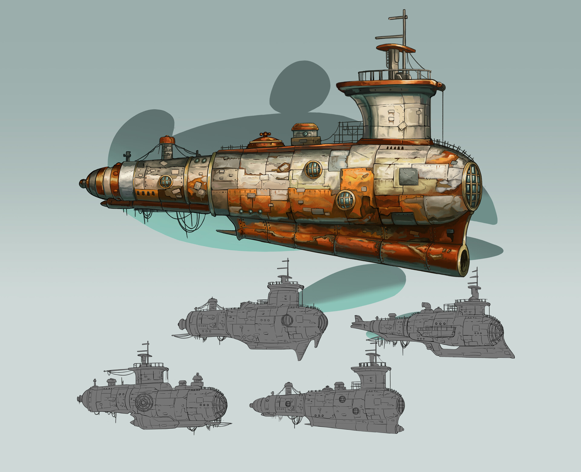 ArtStation - Old Submarine