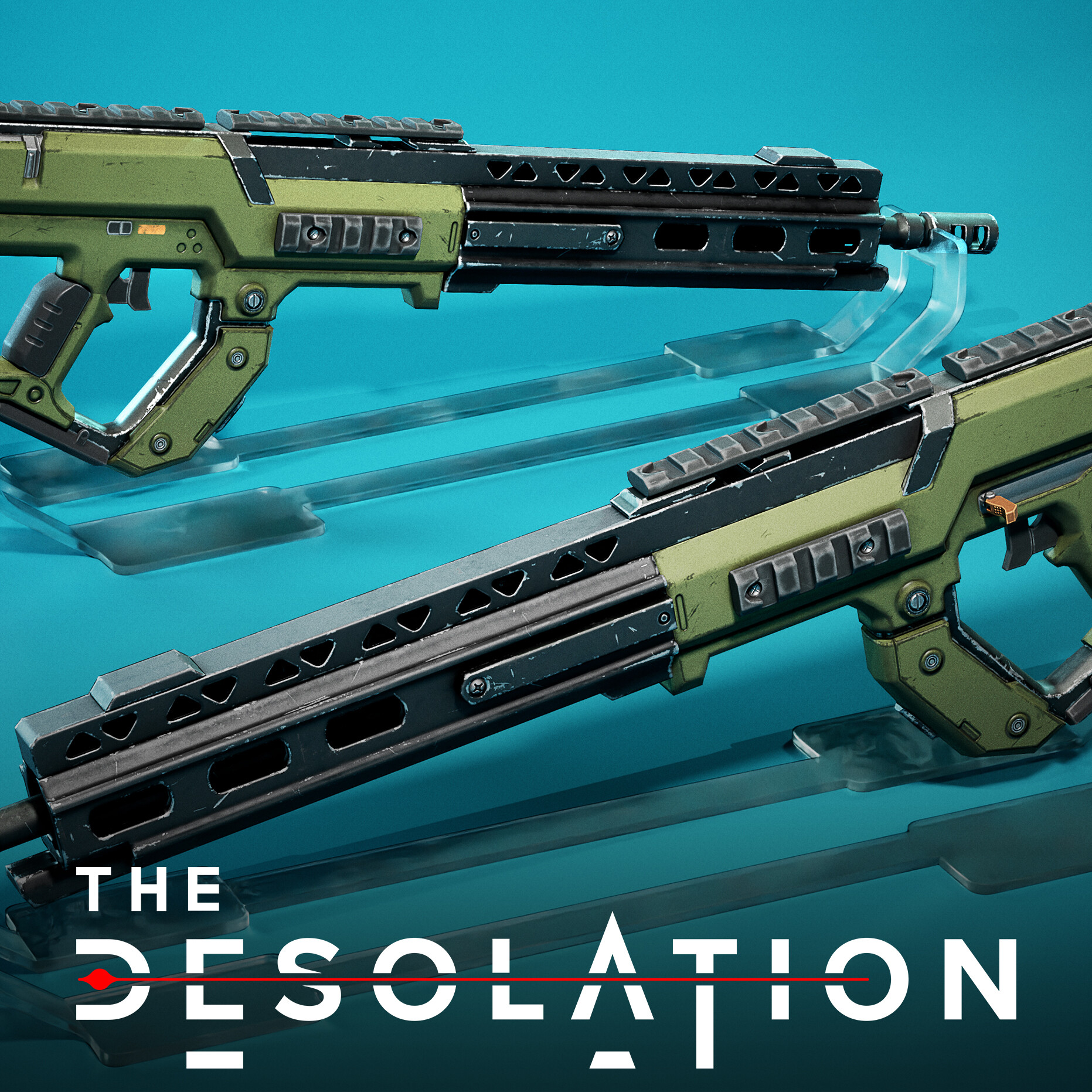 ArtStation - The Desolation: Marksman Rifle