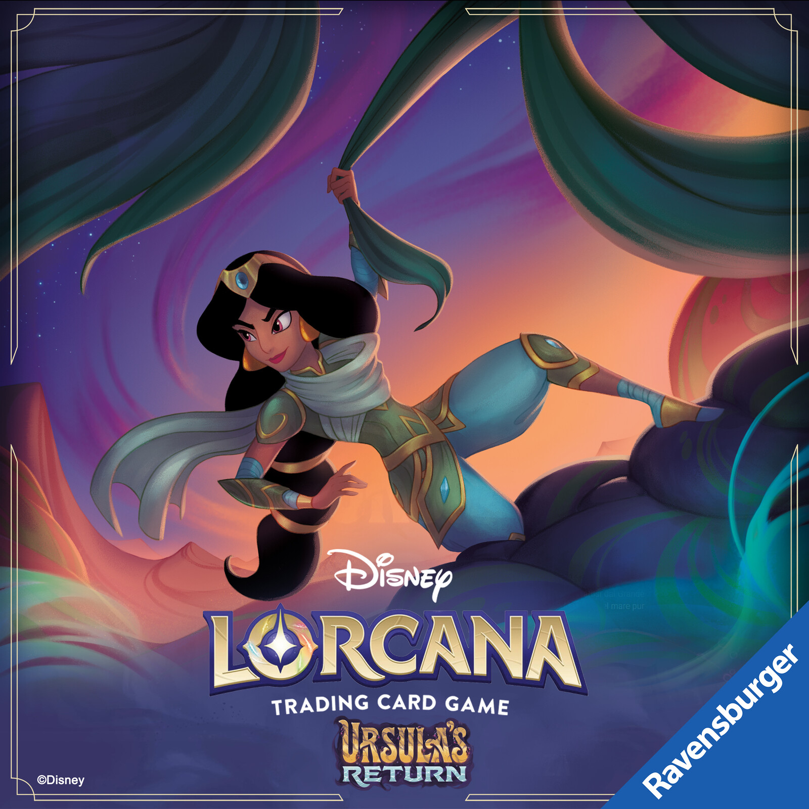 Disney LORCANA TCG - JASMINE Desert Warrior - SET 4 Ursula's Return 
