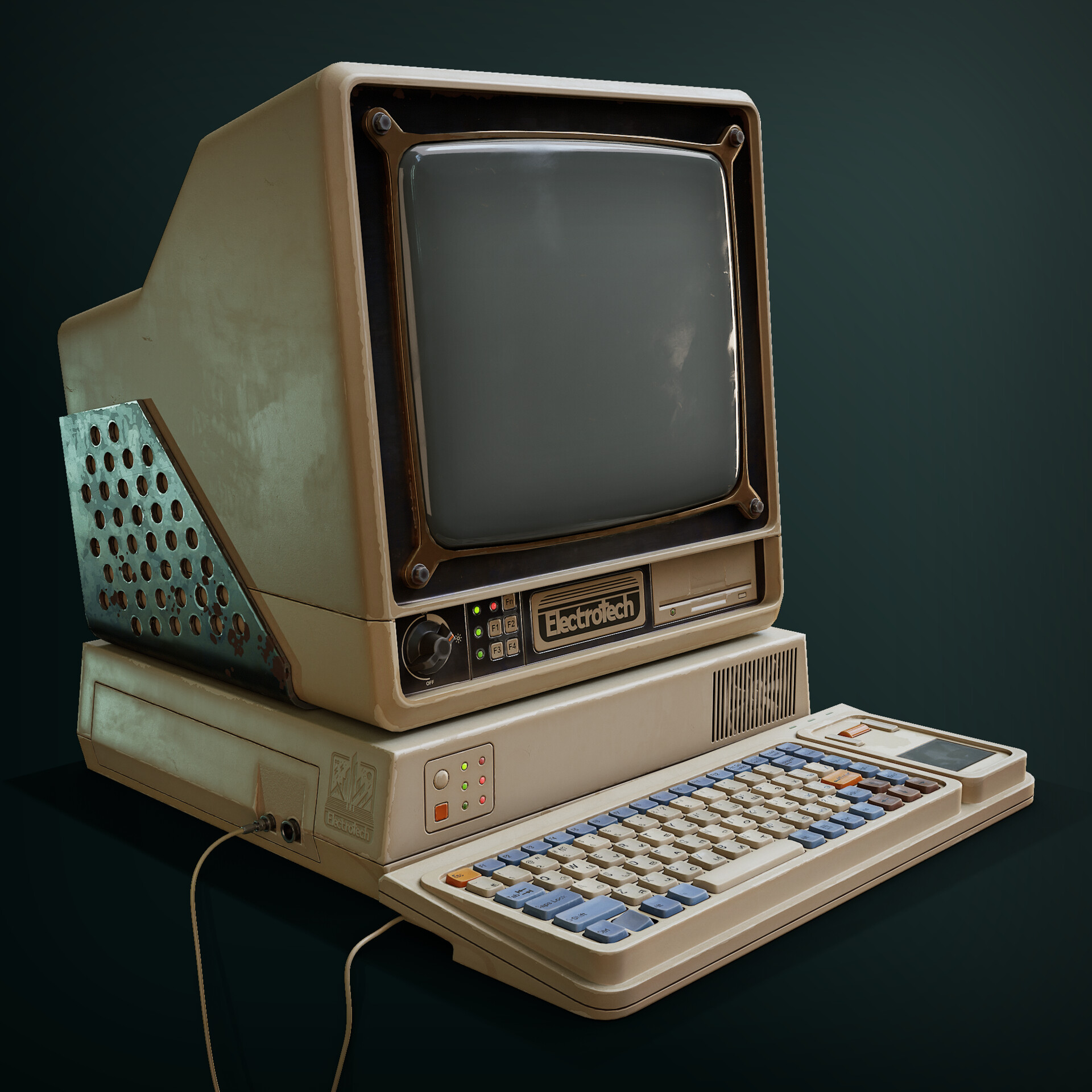 ArtStation - Personal Project - Vaknavia (Soviet computer)