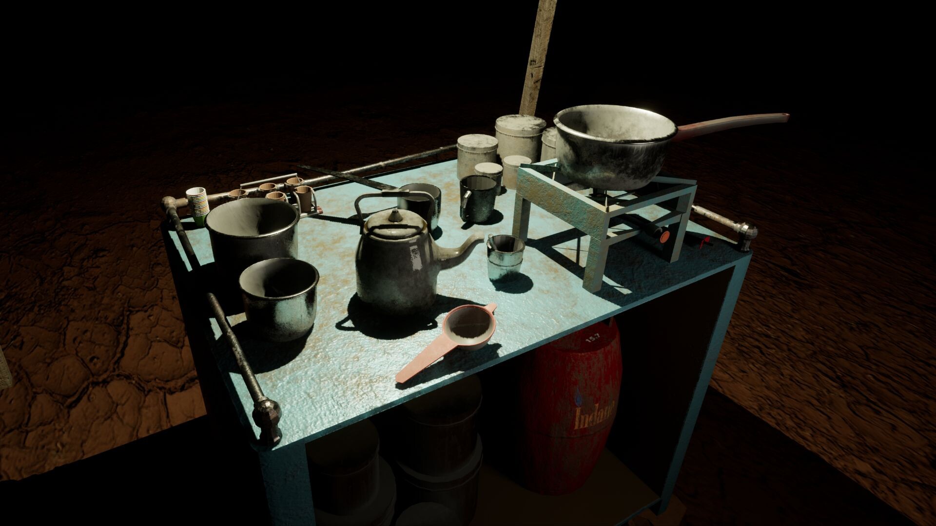 Artstation - Chai Thela (tea Stall)