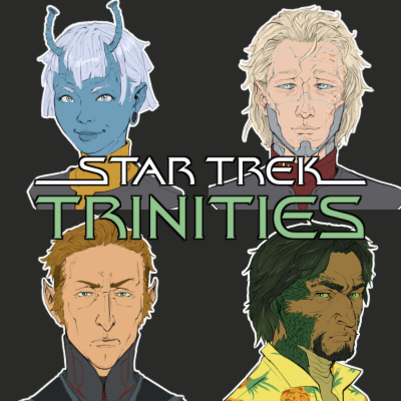 Star Trek Trinities - Main Cast Portraits