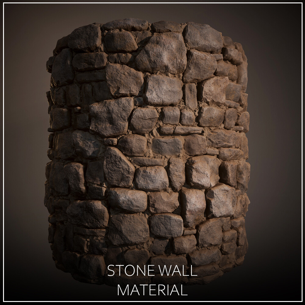 ArtStation - Stone Wall Material