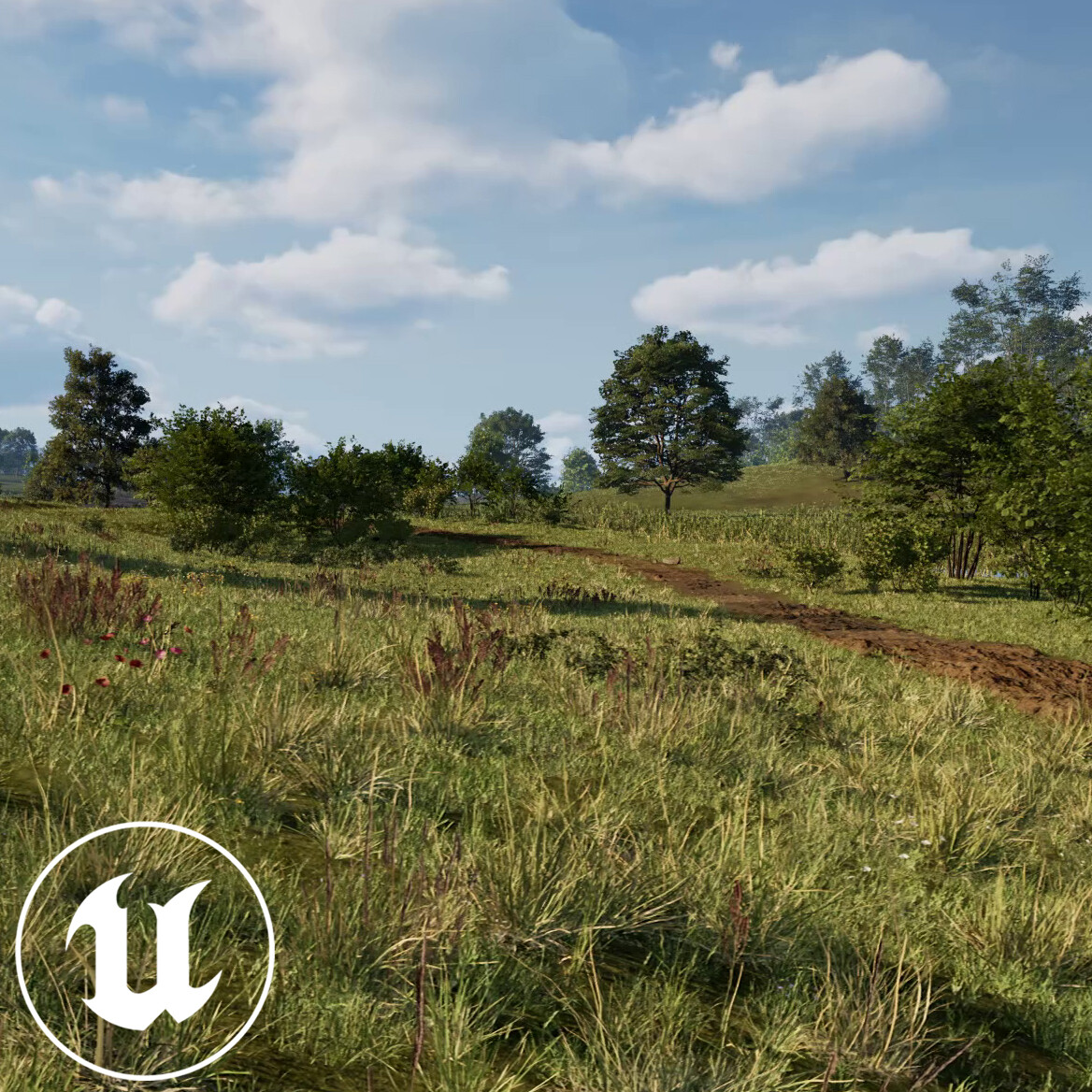 ArtStation - Procedural Grassland - UE5 Nanite & Lumen - In Game