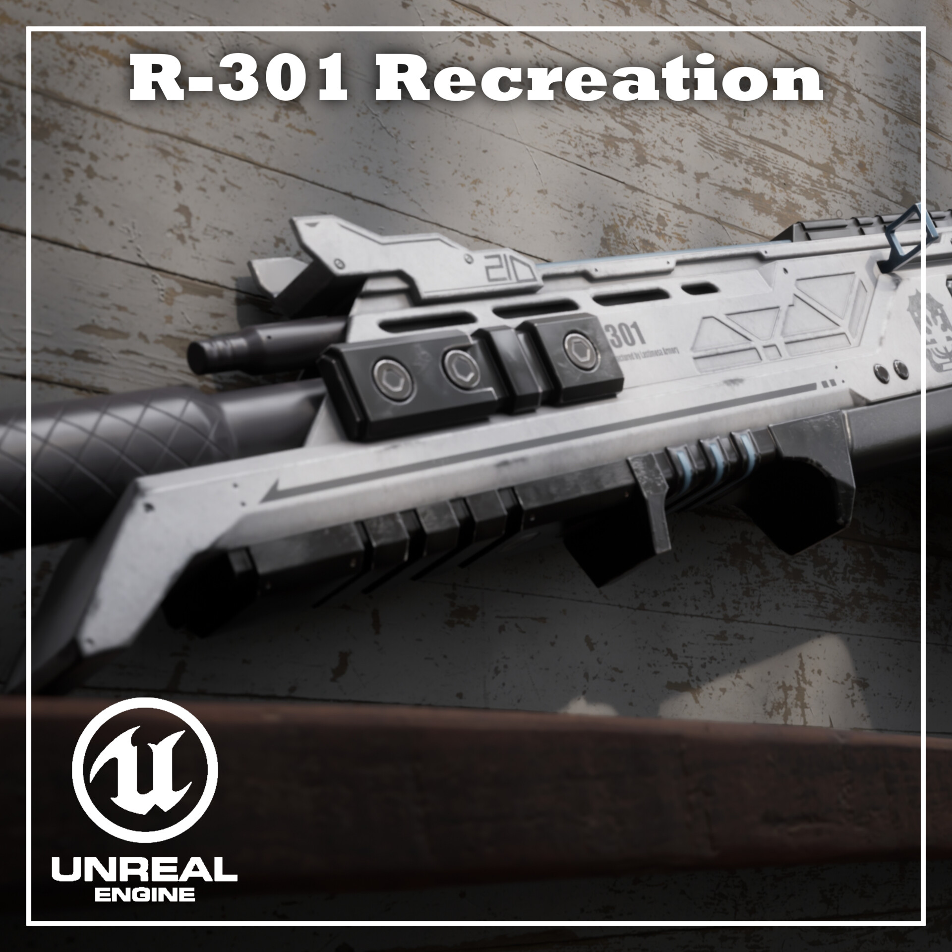 ArtStation - R-301 Carbine recreation
