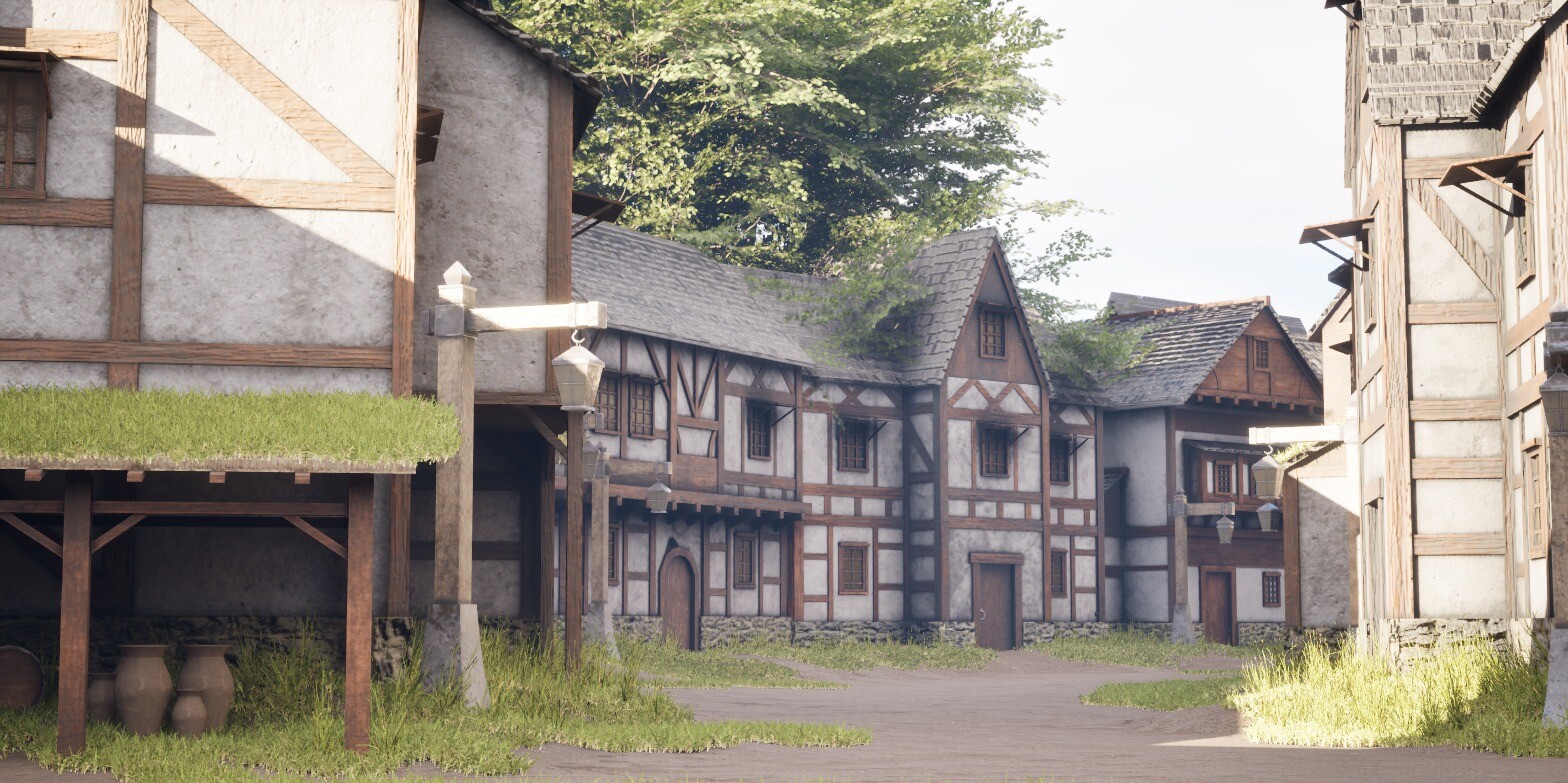 ArtStation - Medieval Town