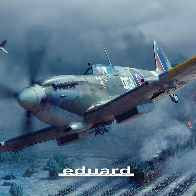 Piotr Forkasiewicz - Spitfire - Eduard Model Accessories Boxarts