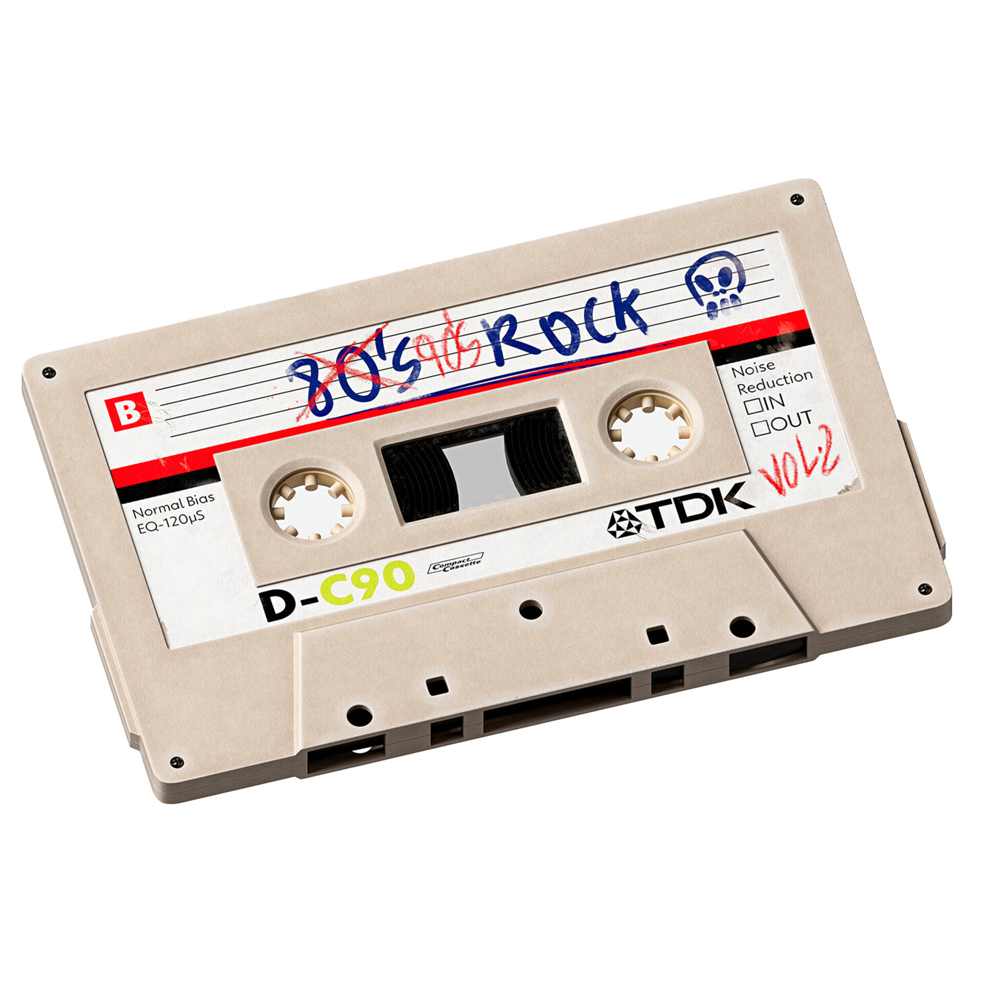 ArtStation - TDK's D-C90 Cassette tape | 3D Model