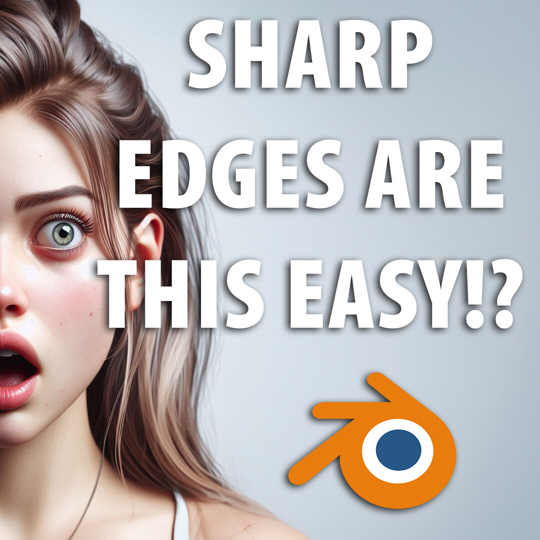 Keep Sharp Edges with Smooth Faces in Blender