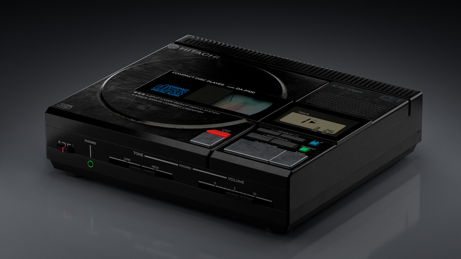 ArtStation - HITACHI Compact Disc Model DA-P100
