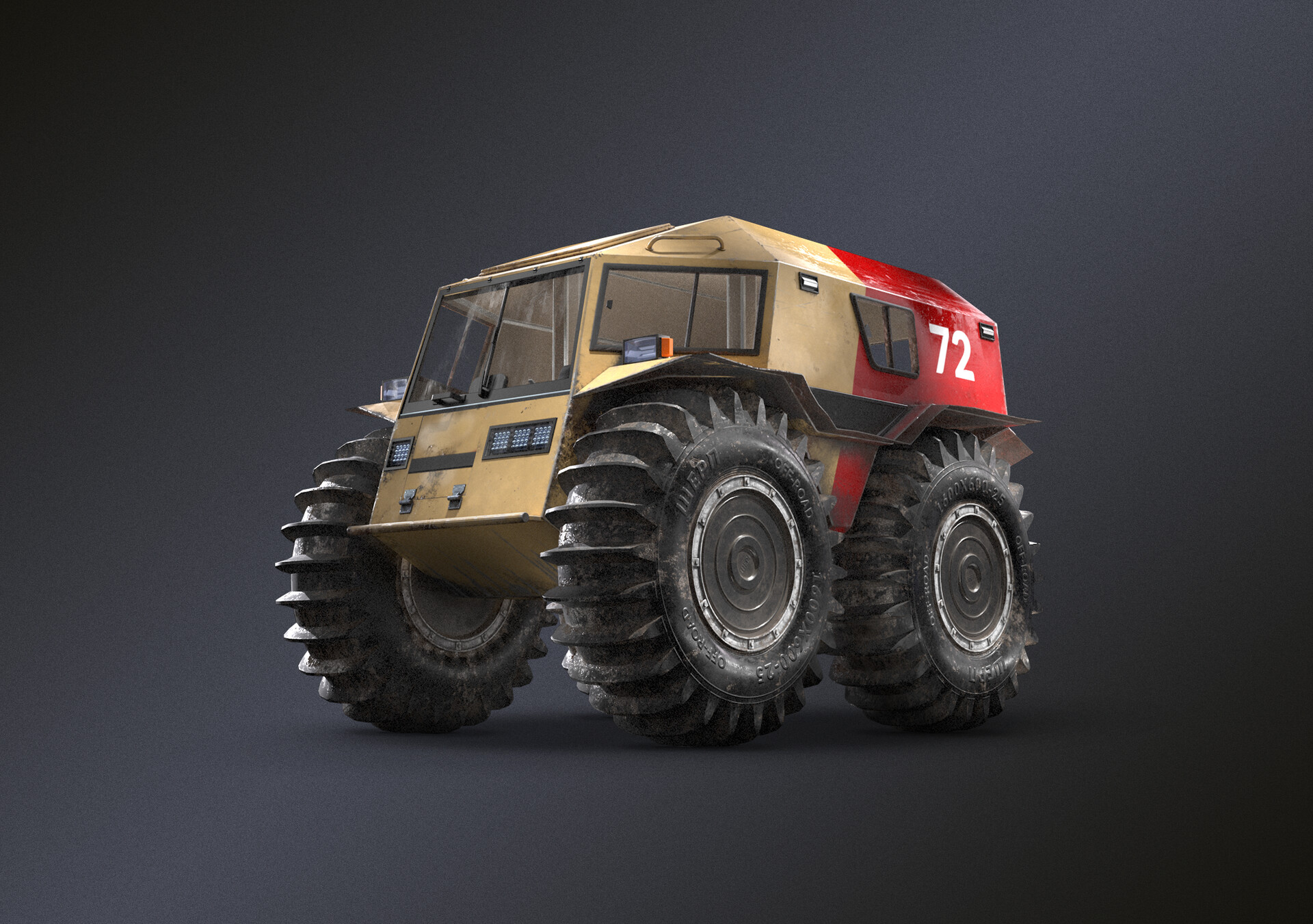 ArtStation - SHERP all-terrain vehicle