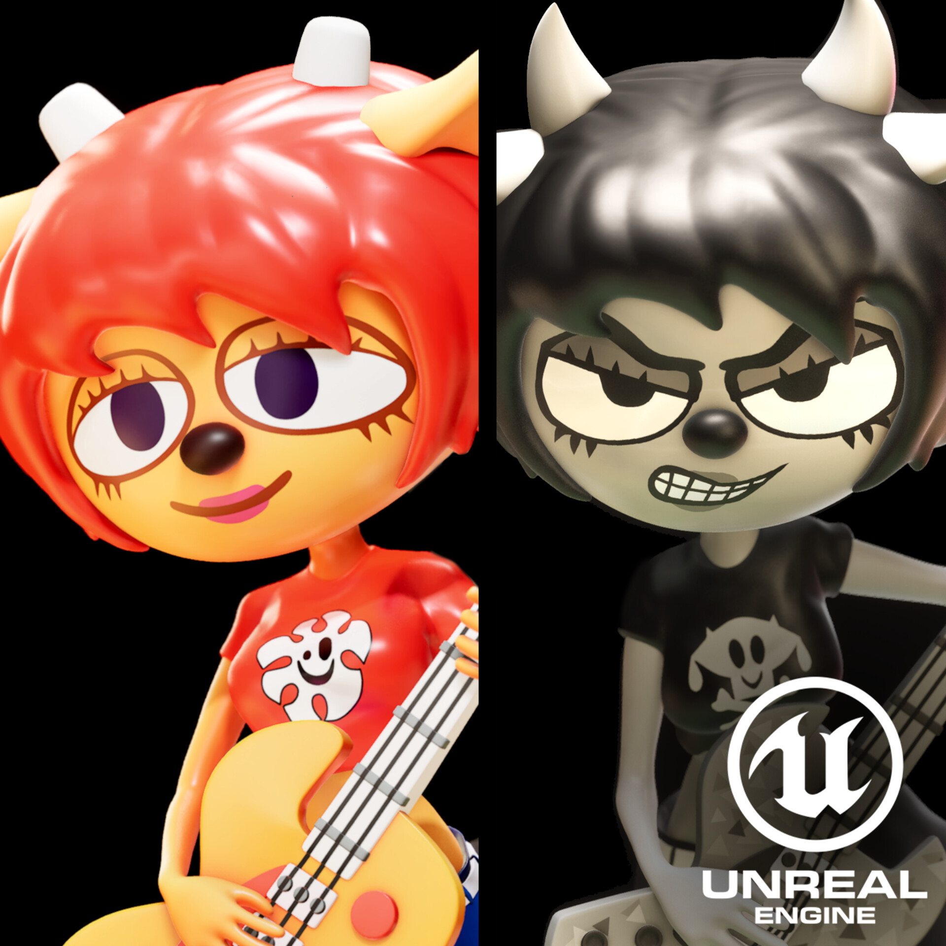 ArtStation - Lammy & Rammy Figure