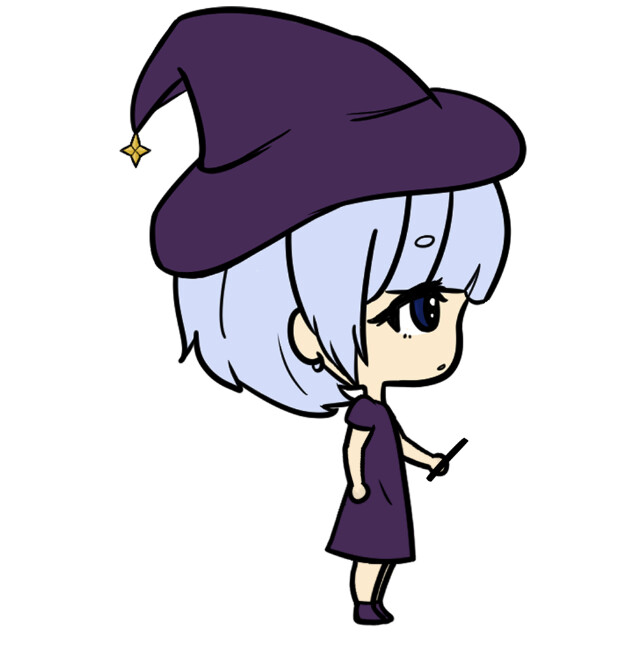 ArtStation - Chibi Witch 2D