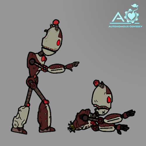 ArtStation - Butler Zombot 1 & 2 Animations