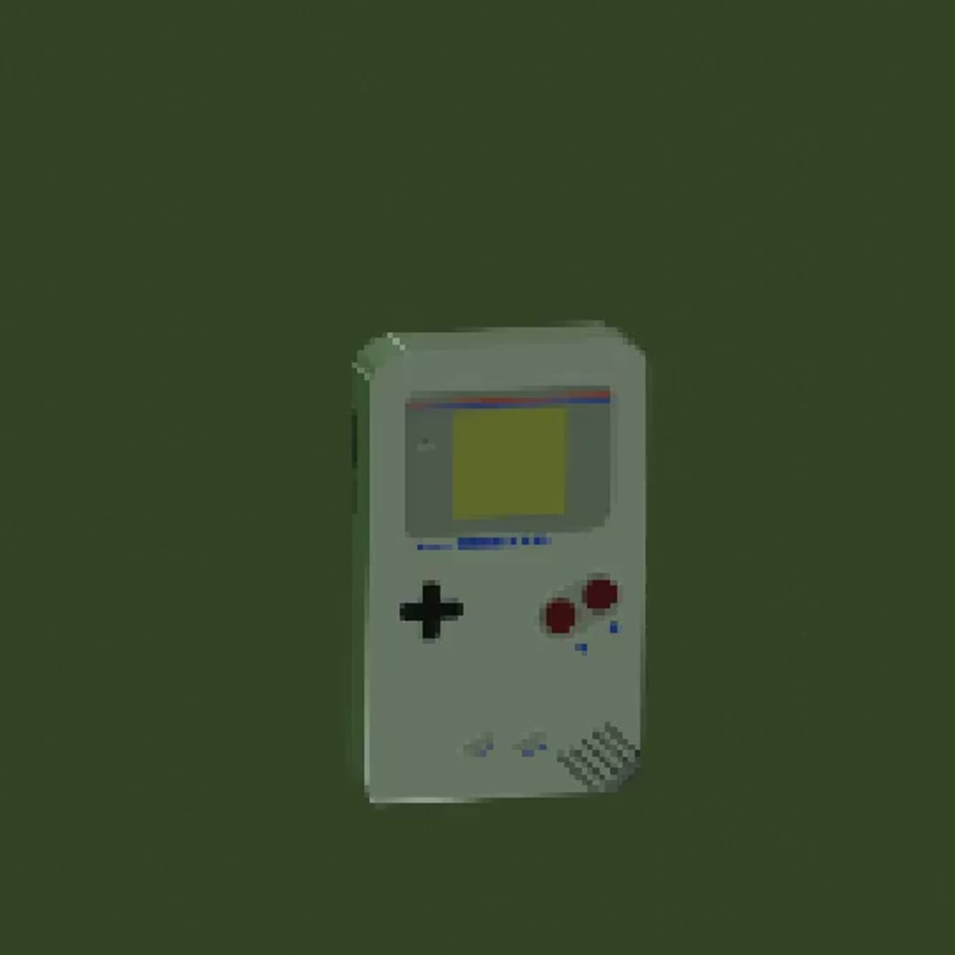 ArtStation - 3D/PixelArt GameBoy