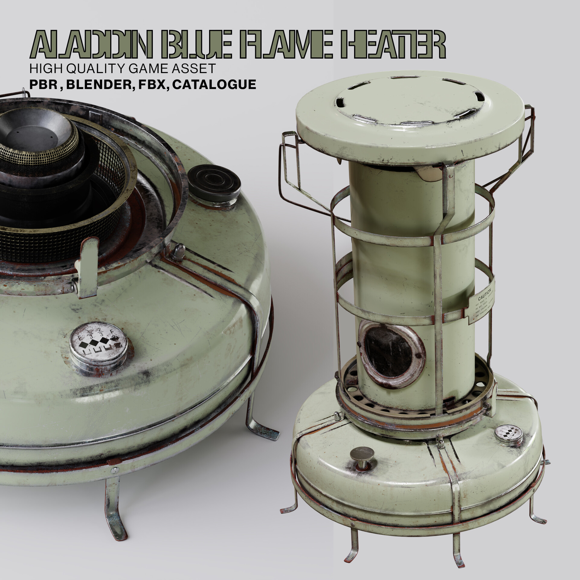 ArtStation - Aladdin Blue Flame Heater