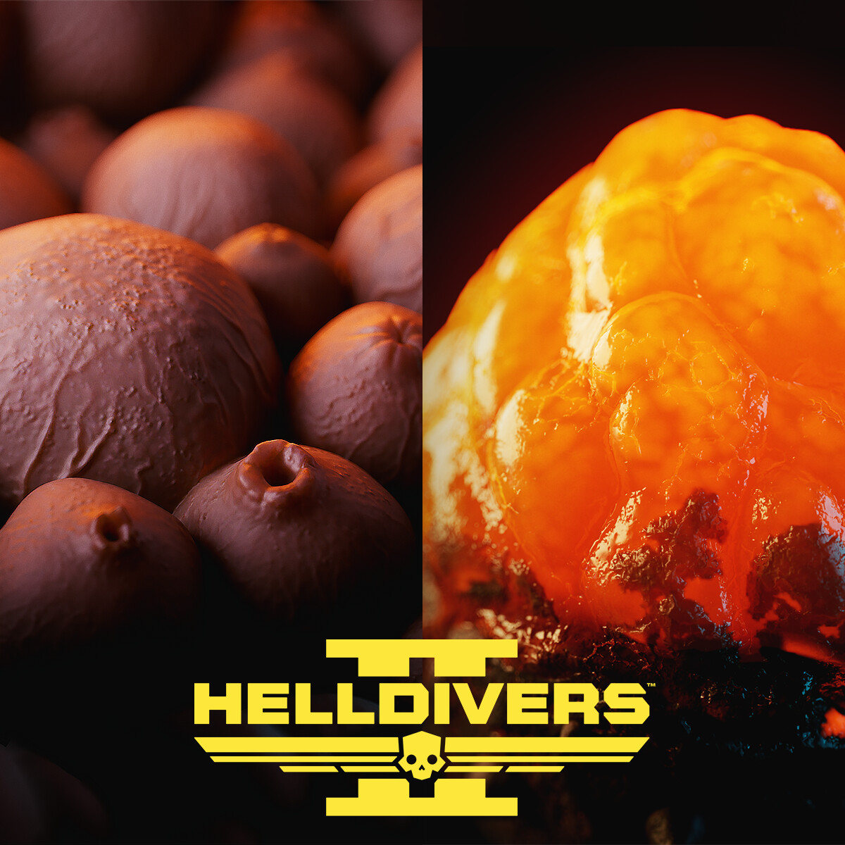 ArtStation - Helldivers II - Spore Mushrooms / Terminid Eggs