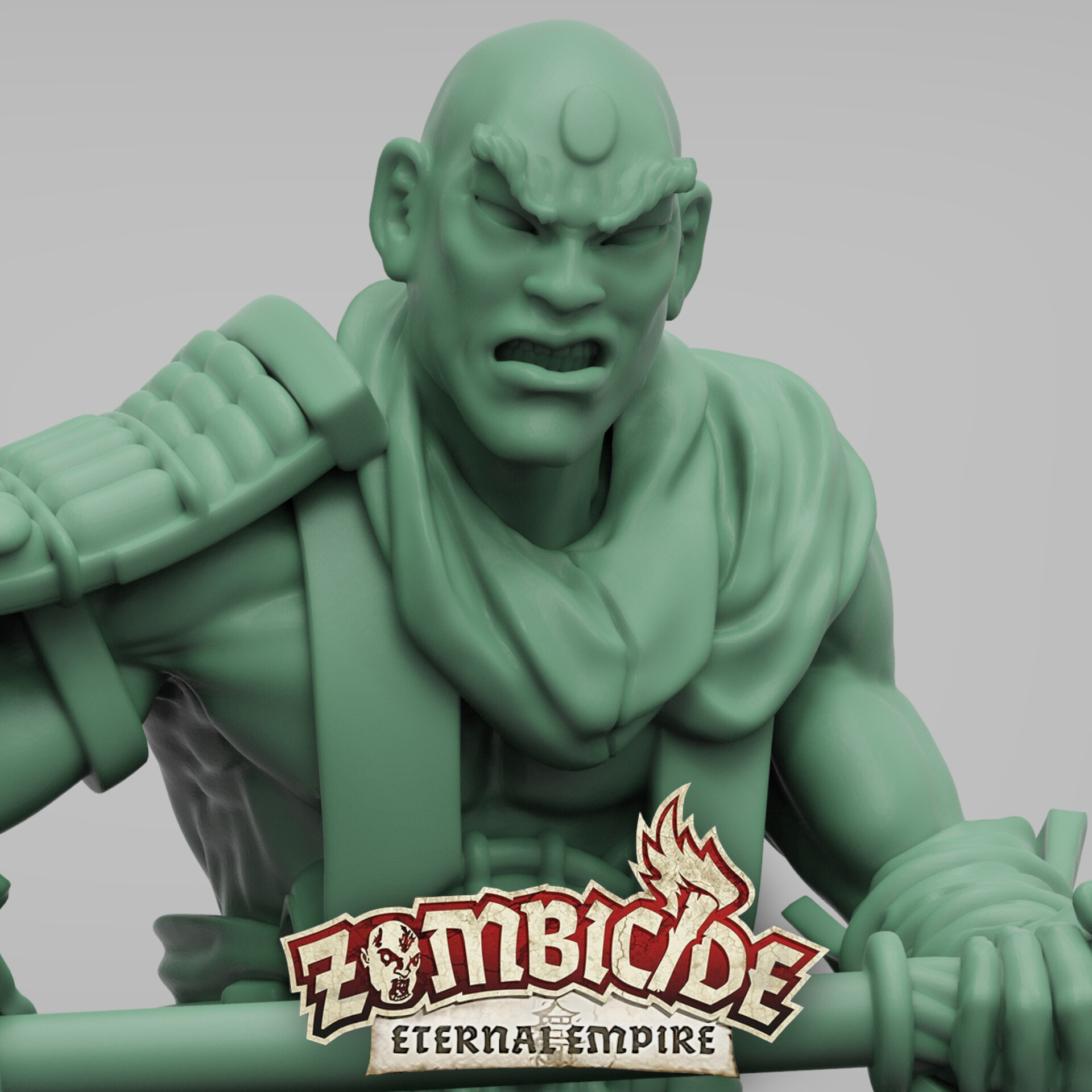 ArtStation - Zhi Yang miniature - Zombicide Eternal Empire