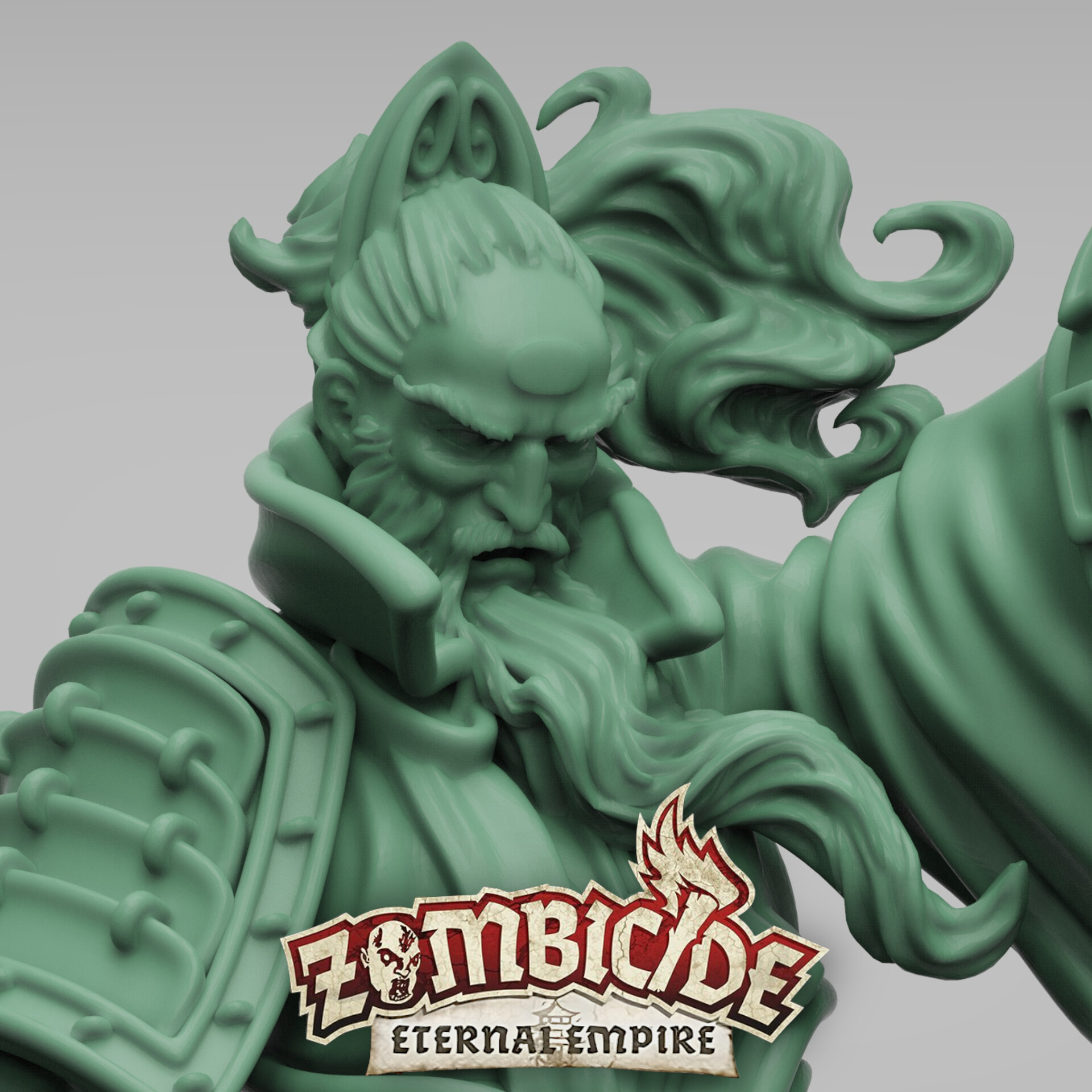 ArtStation - Zhi Shen miniature - Zombicide Eternal Empire