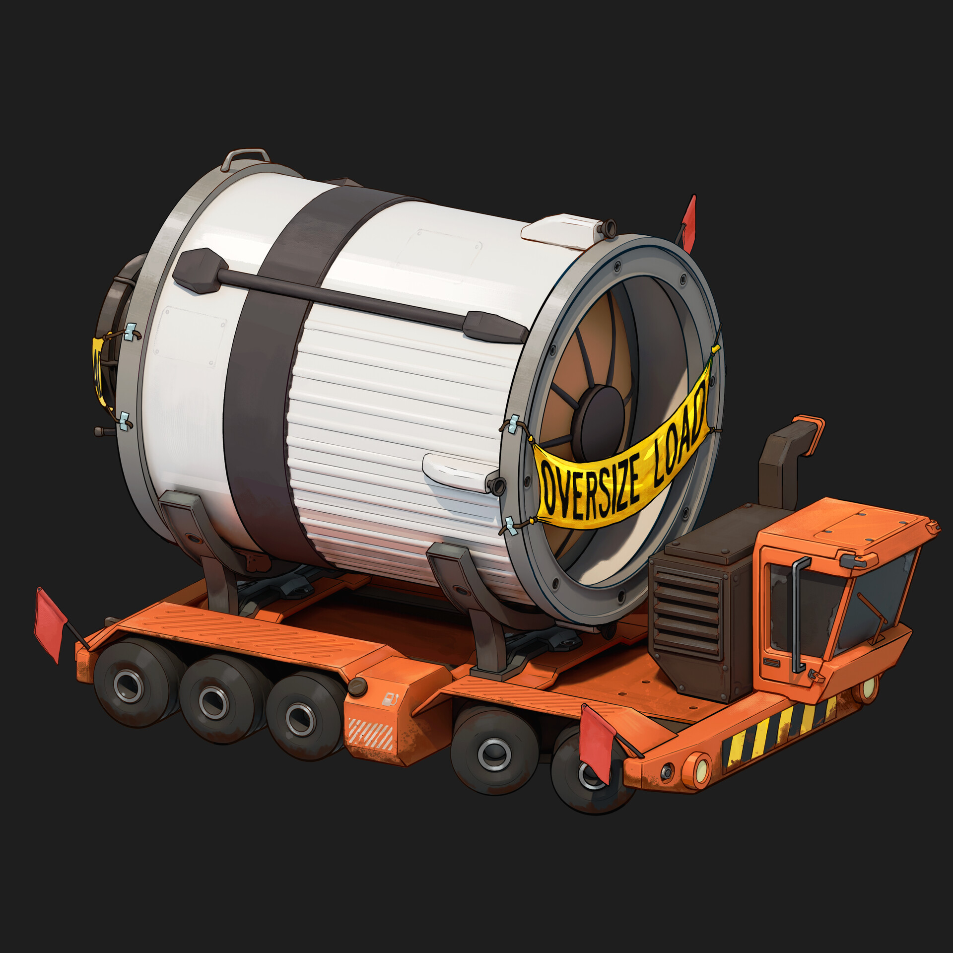 ArtStation - Stylized Cargo Truck